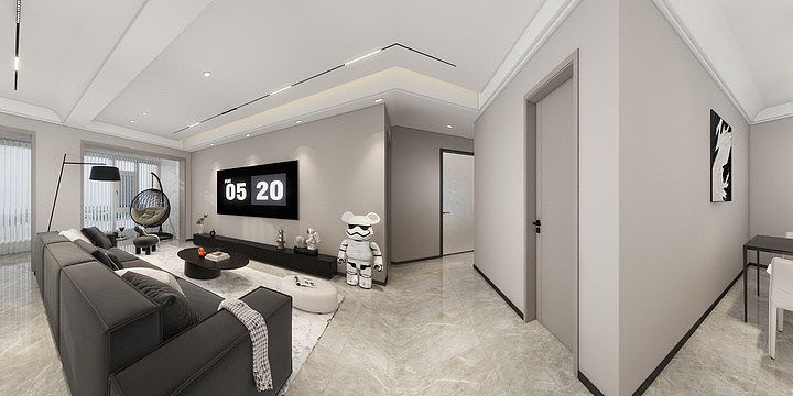 旭峰装饰-玥-朝阳新村14-1103-装修设计方案