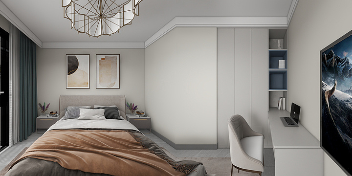 宁陵县四维空间设计工作室-雷华爱琴海-装修设计方案