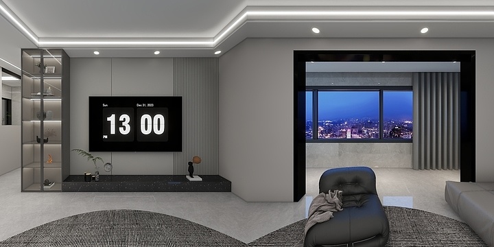 玖伍装饰工程有限公司-运河一号院-现代简约-装修设计方案