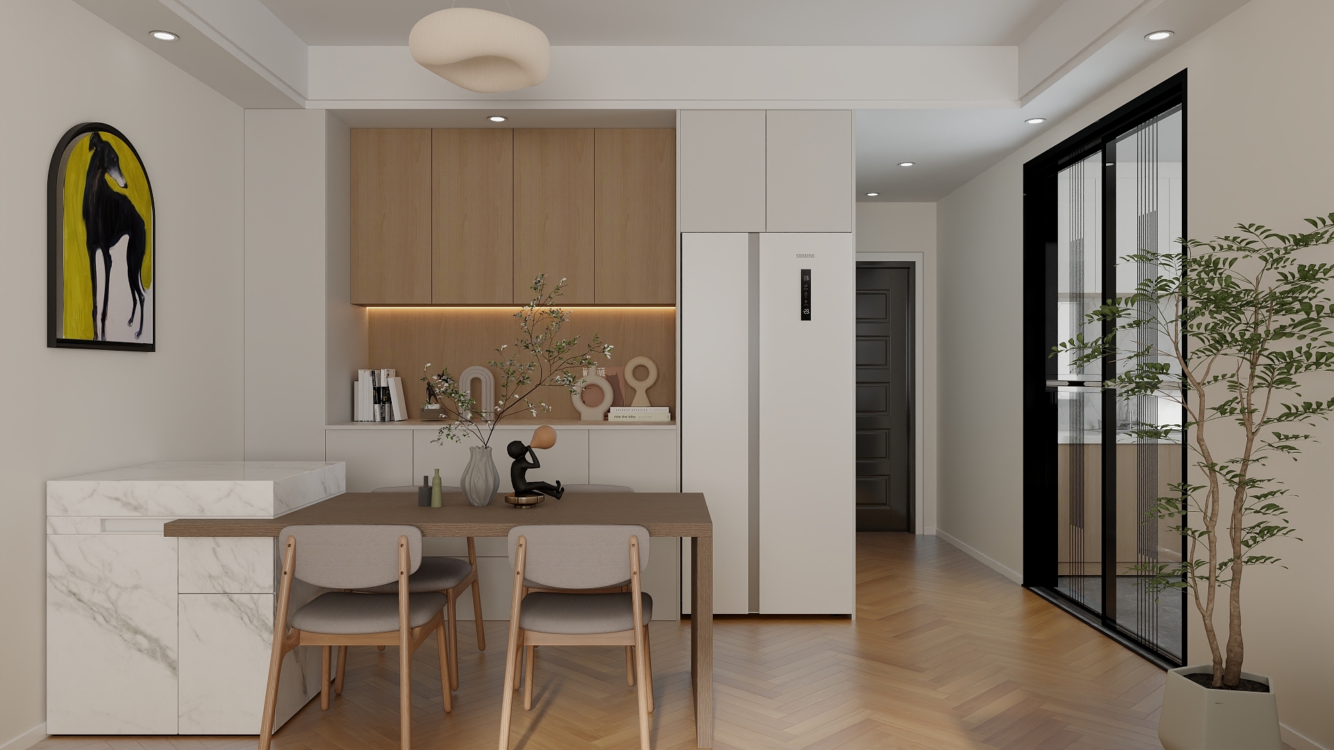 家装设计IT-沣科130正对客厅-装修设计方案