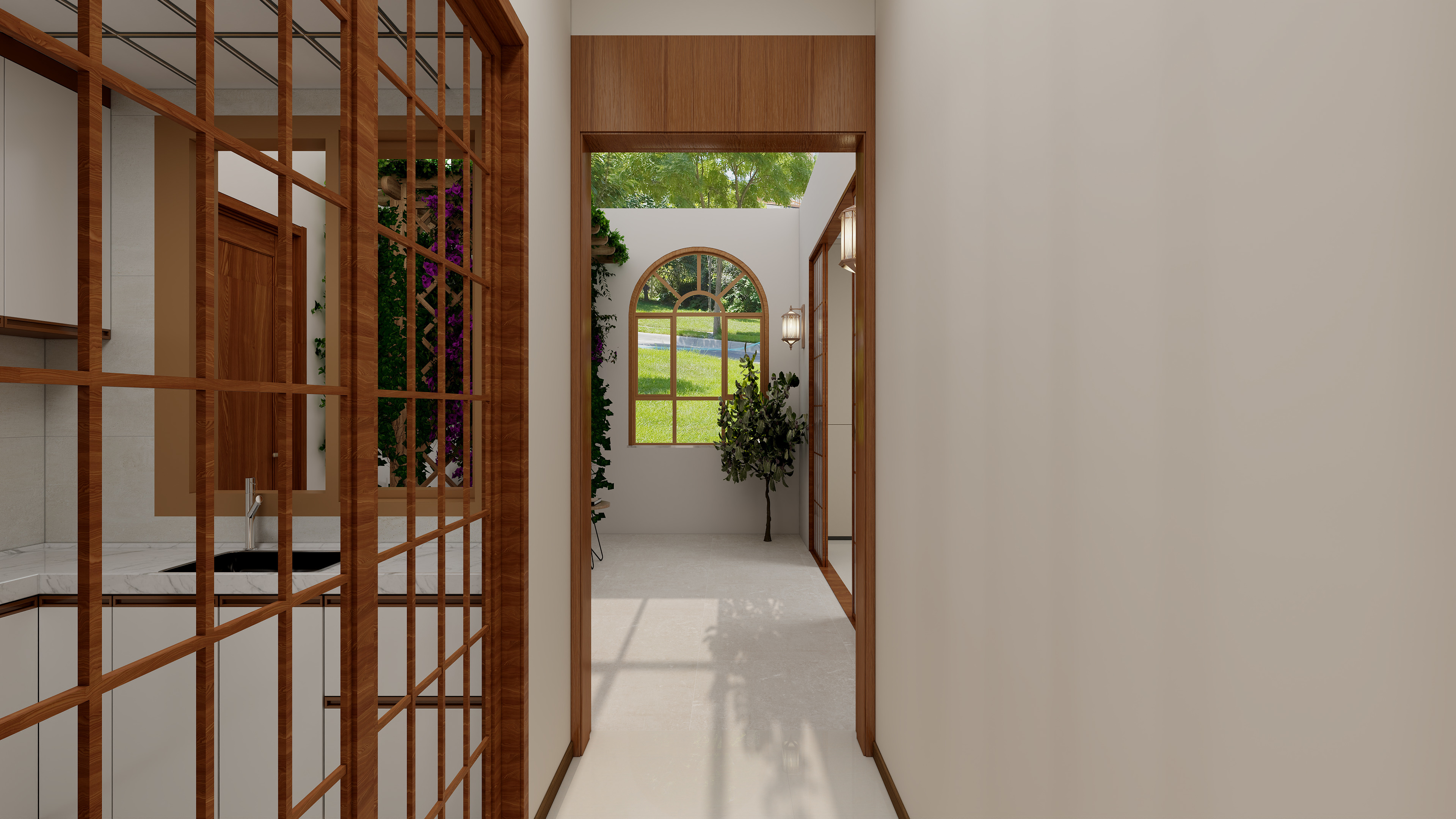 I效果图I*-110㎡1室装修效果图