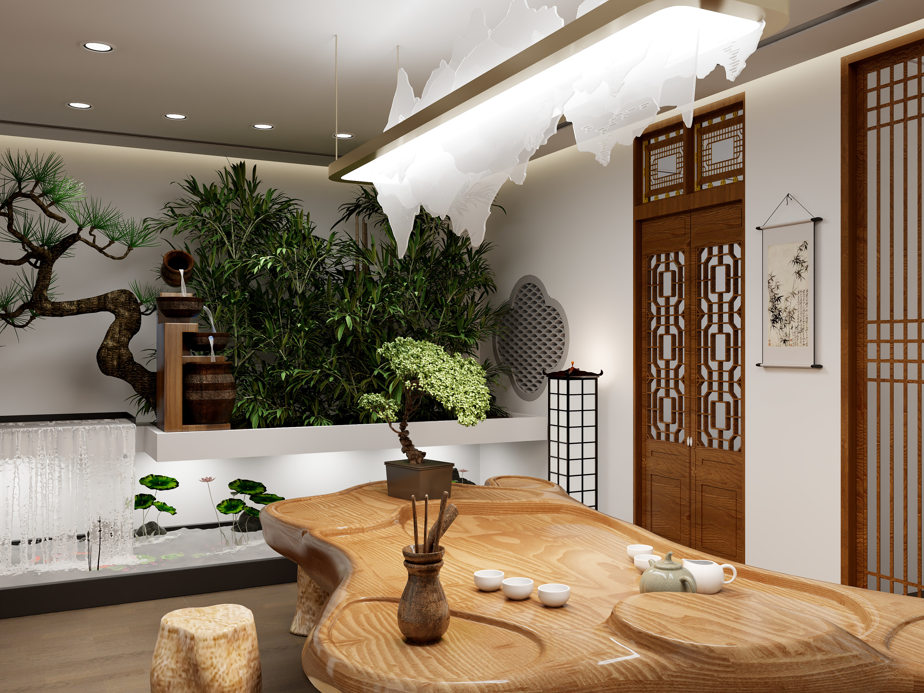 beanbYsn-茶室设计装修效果图