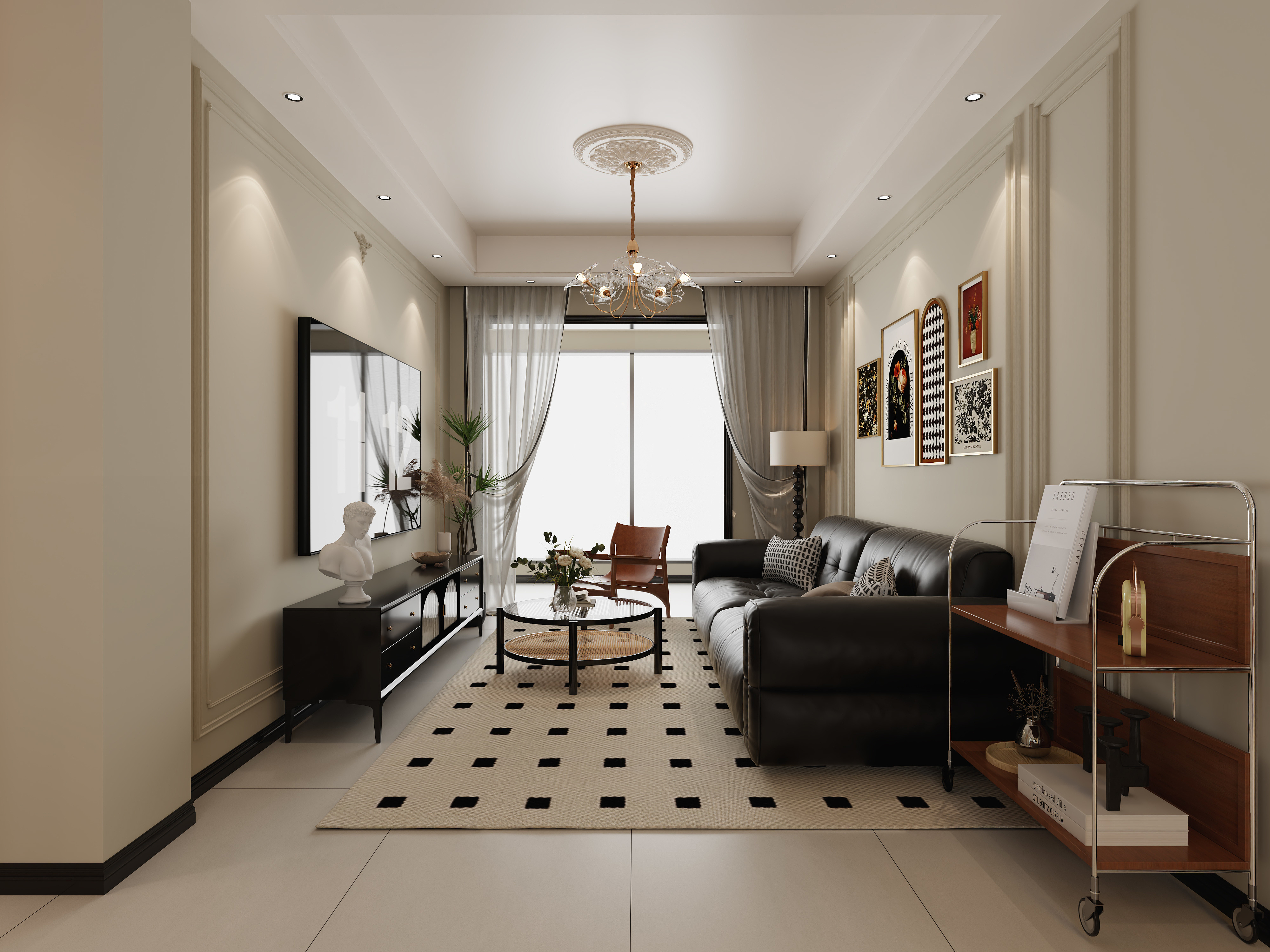 不ai画图-115㎡3室装修效果图