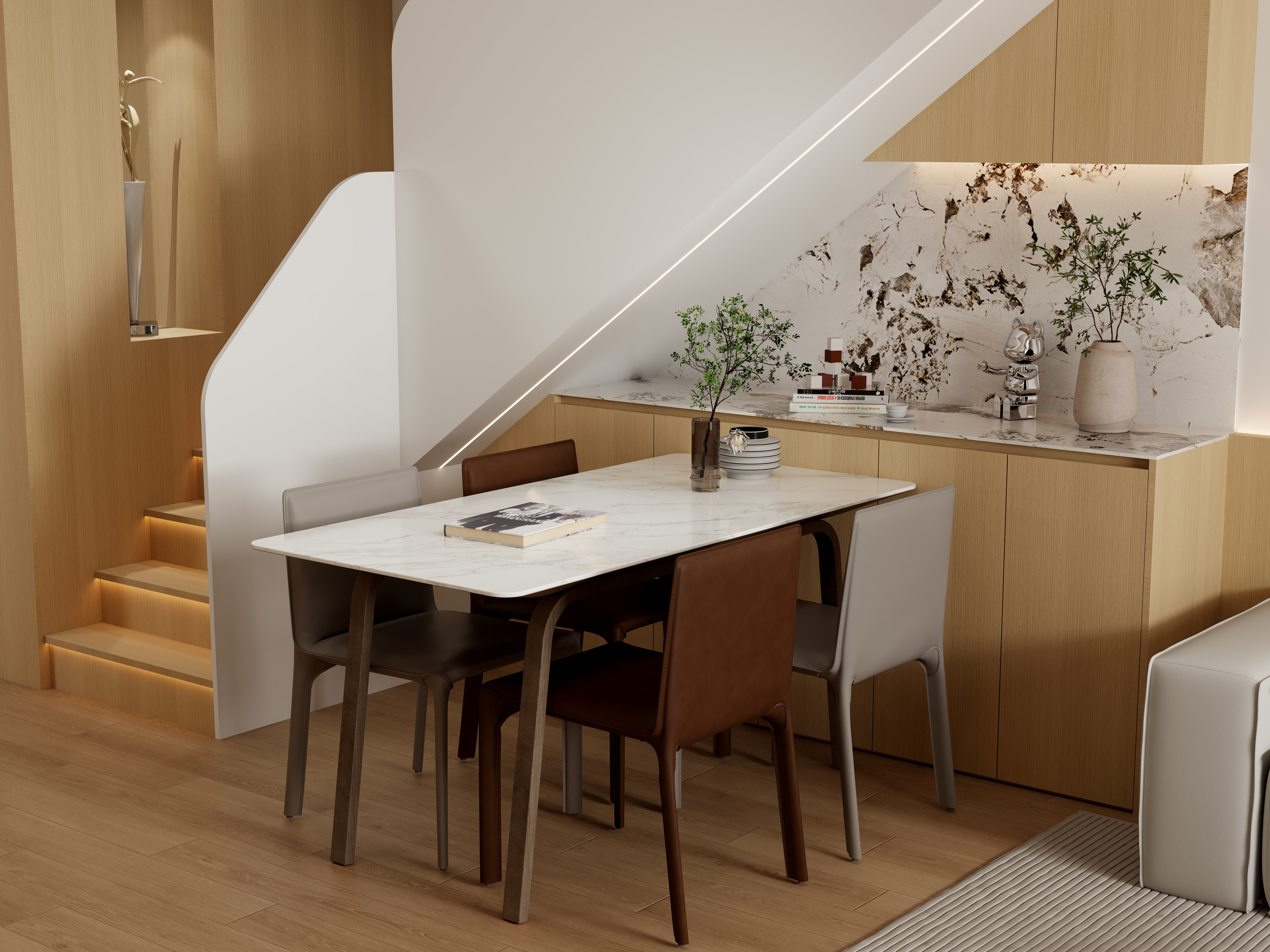 无道哥哥-57㎡1室装修效果图