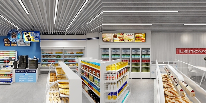 庄钊辉-W-光明联想产业园罗森店 -装修设计方案