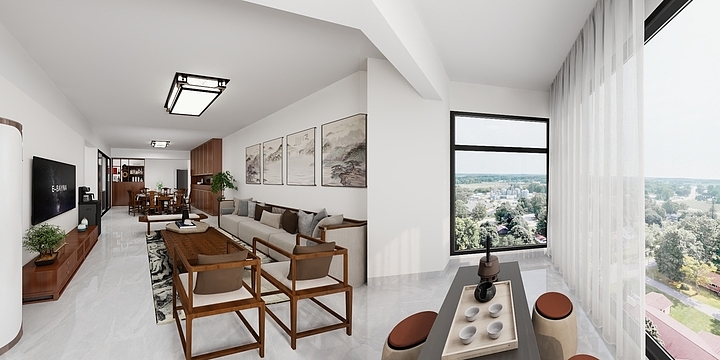 设计师@田工-地高教资A栋13A03韦哥雅居-装修设计方案