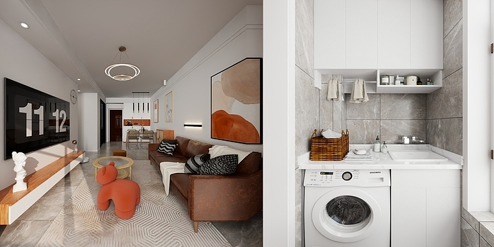 室内设计师陈源-东场村95平方-装修设计方案