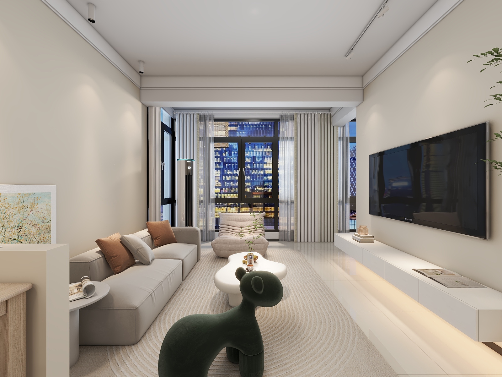 驰中装饰许工-98m²套房装修效果图