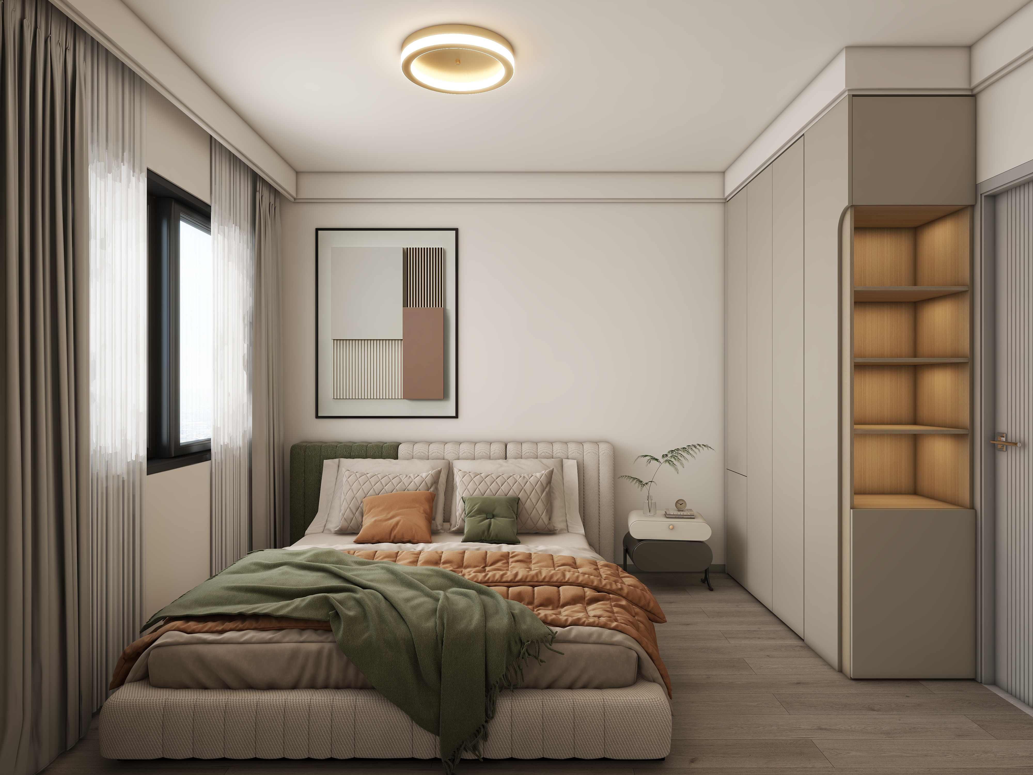 设计师哔哔机-小区房152㎡4室-装修设计方案