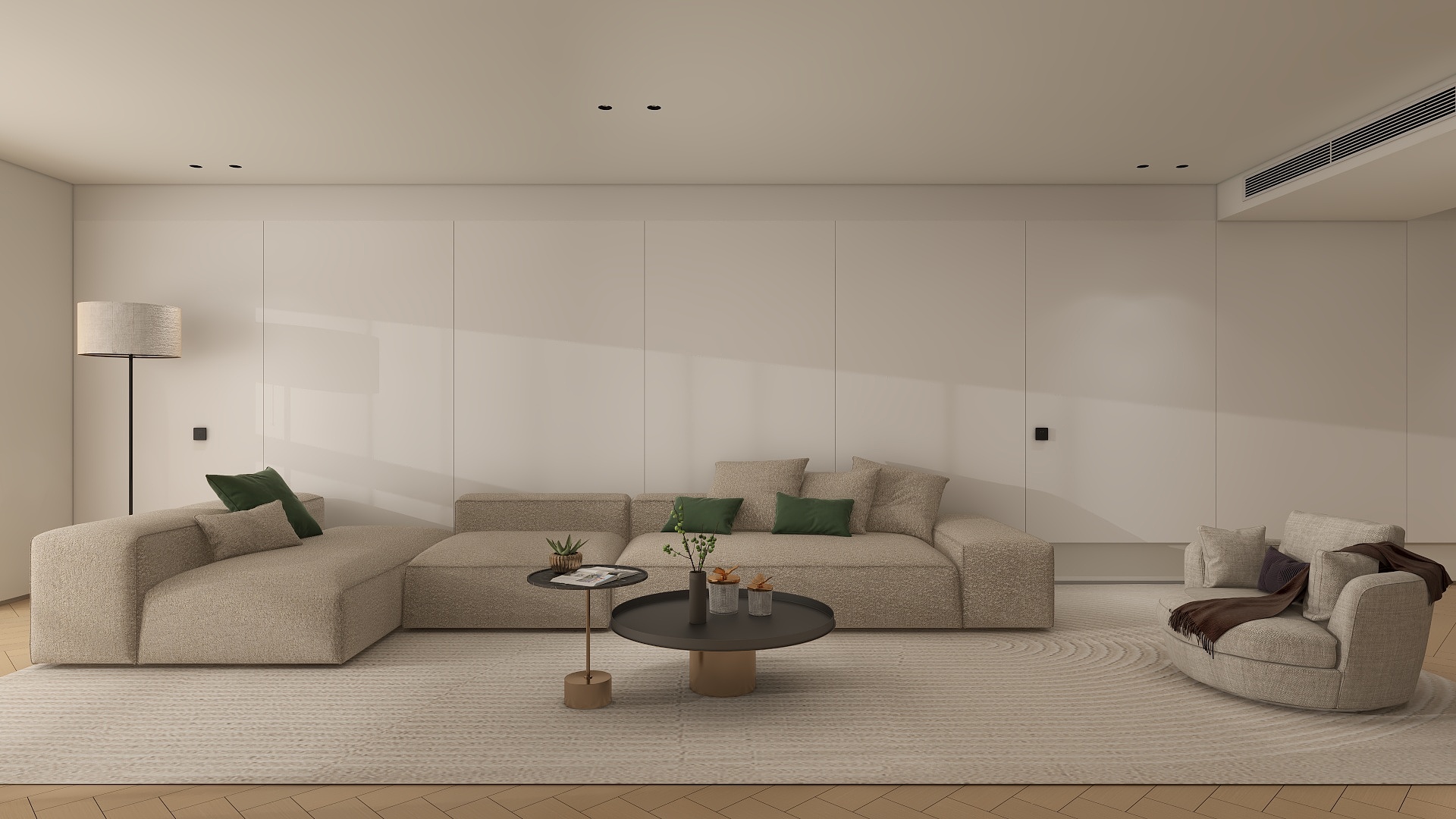 A周素人设计-250平4室4厅装修效果图