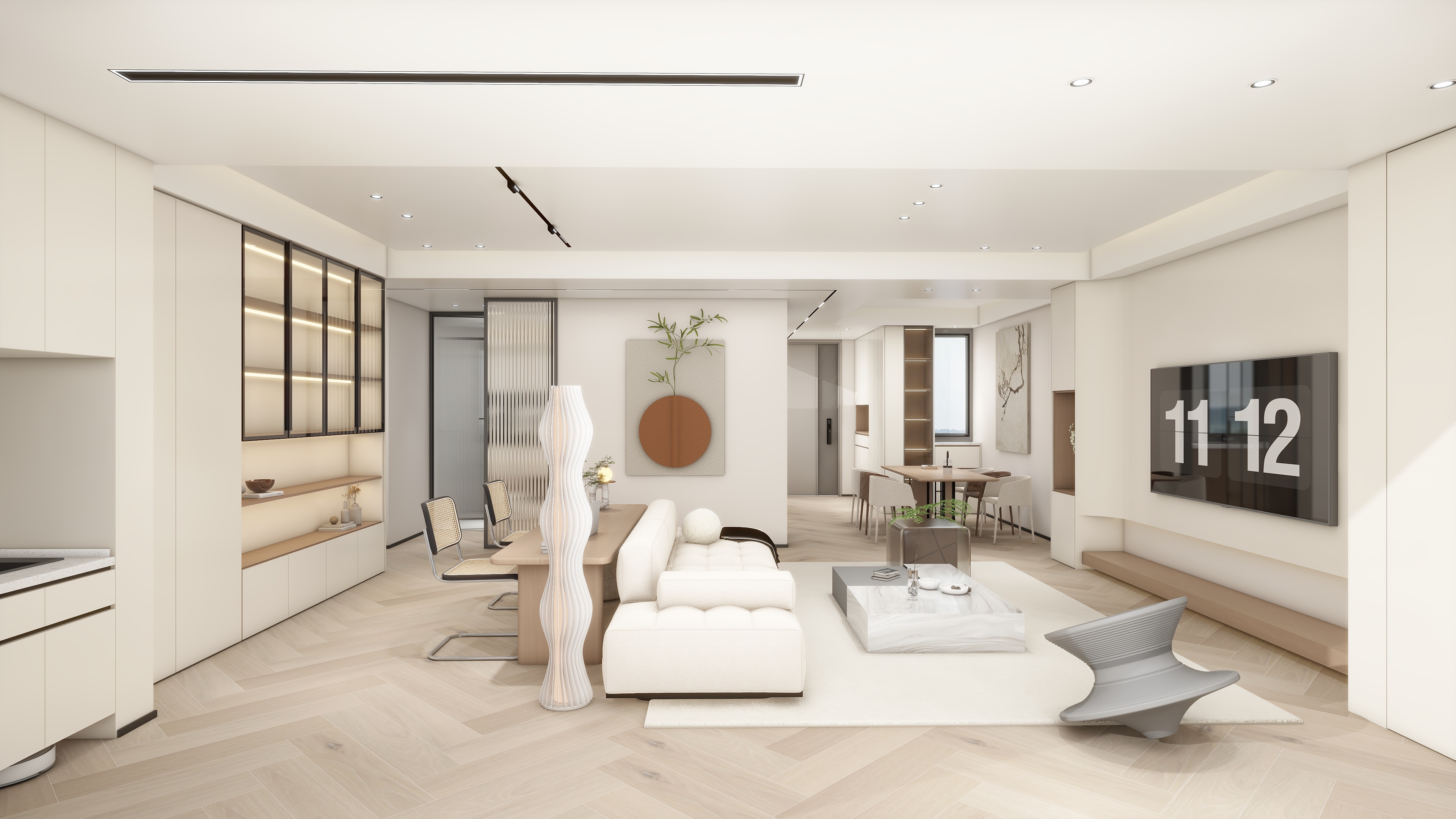 顾佳萤-春溪集108㎡1室-装修设计方案