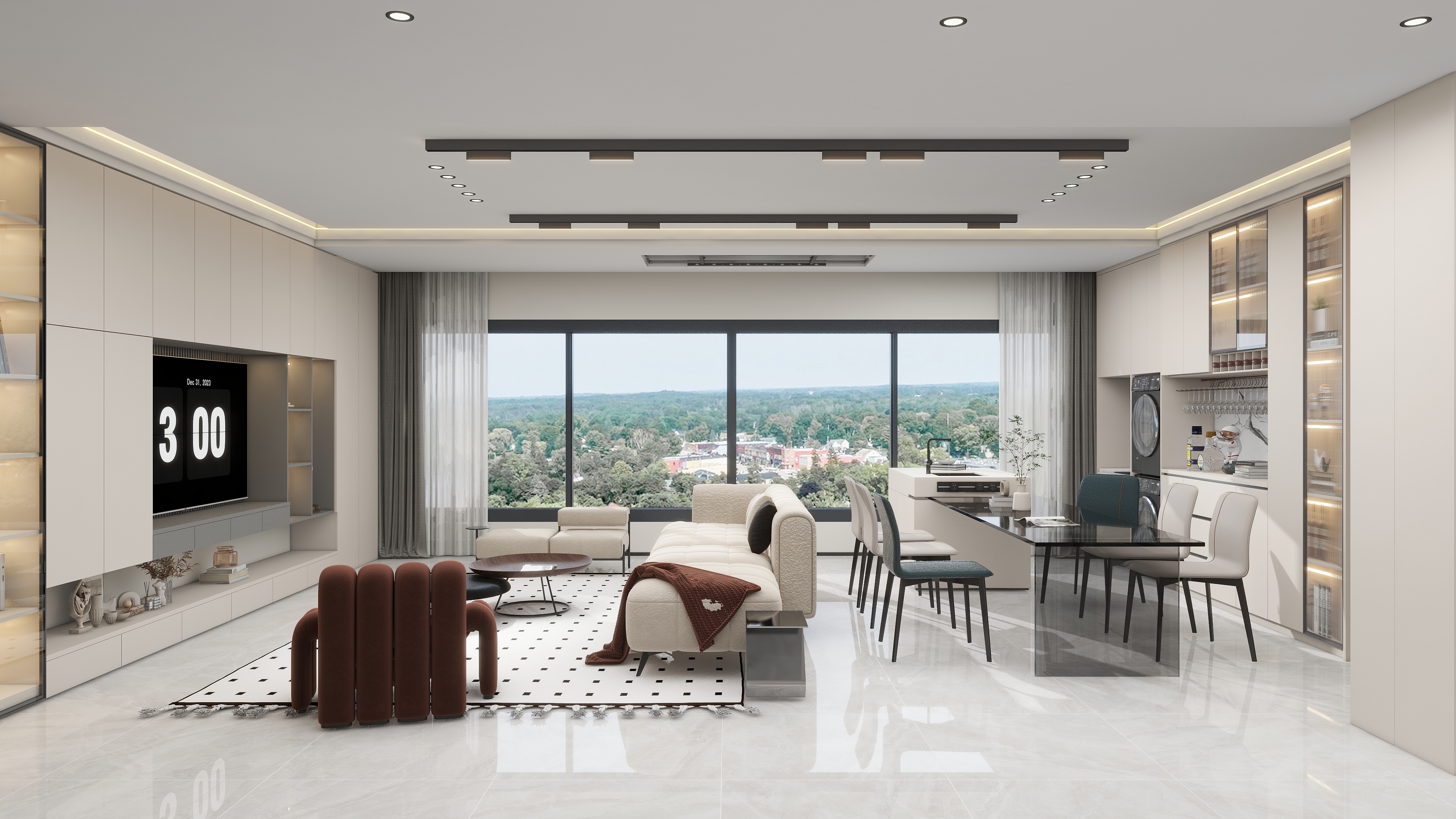 伱的层呐-129三室-装修设计方案