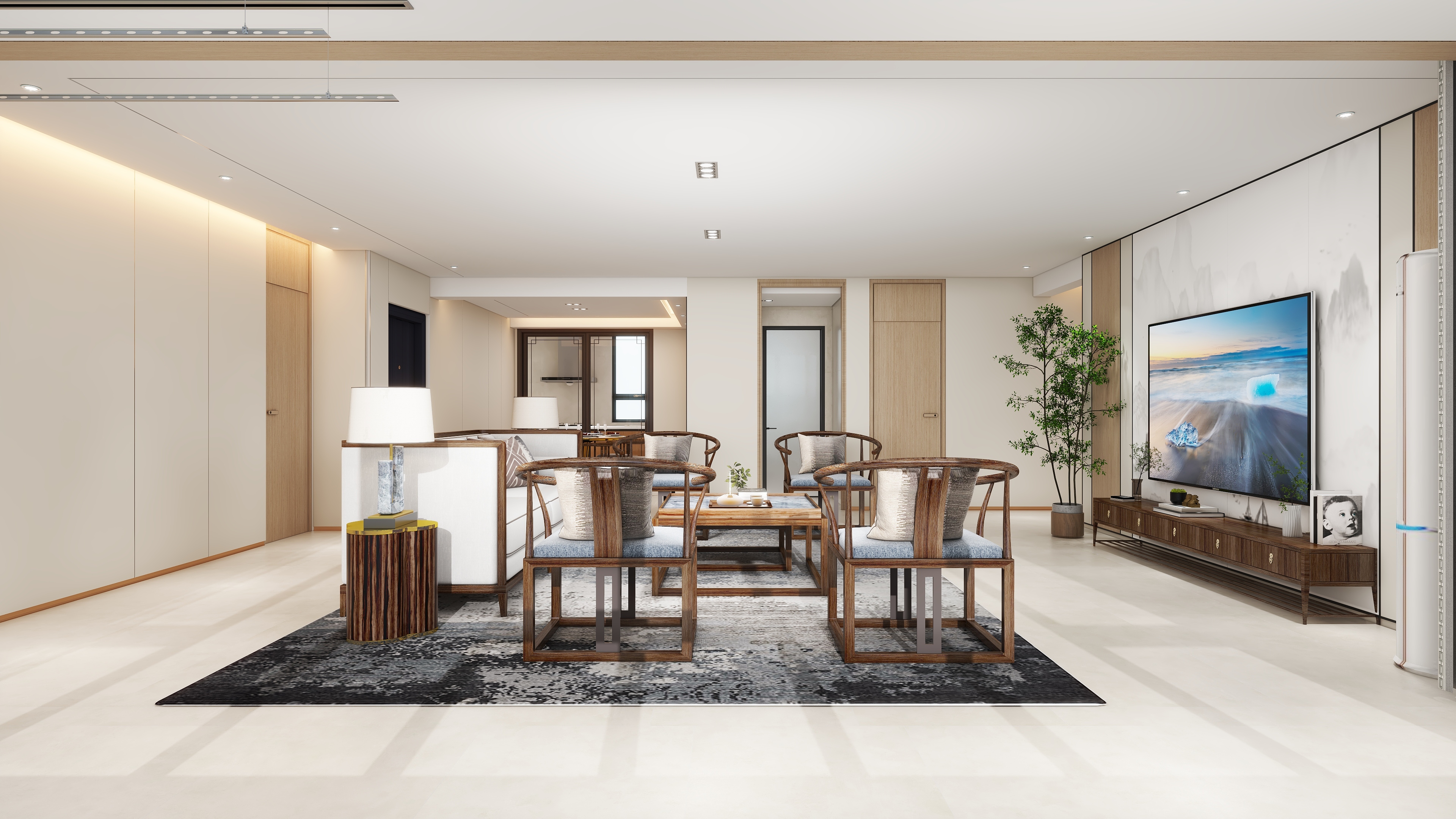 冠堂装饰顾轲设计-159㎡4室-装修设计方案