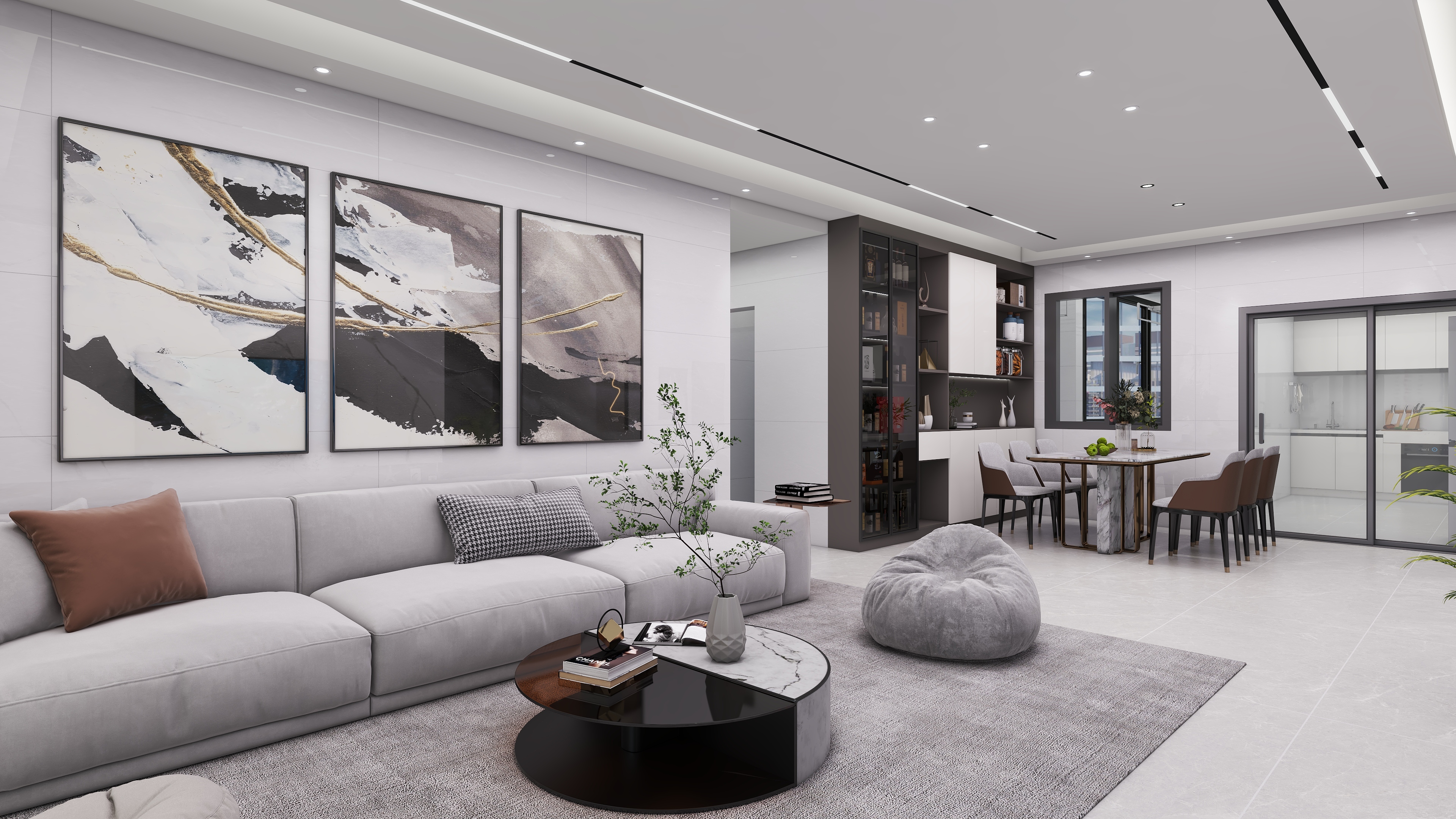 Arake-185㎡5室装修效果图