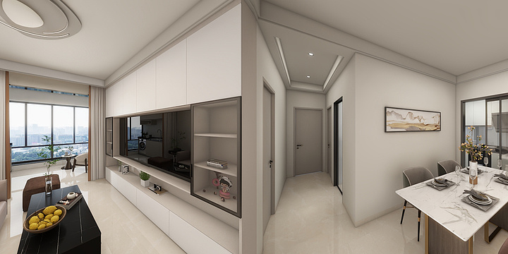 科硕订制-翰林印象90㎡3室-装修设计方案