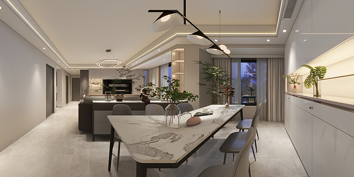 木子丽原创-3705效果图-装修设计方案