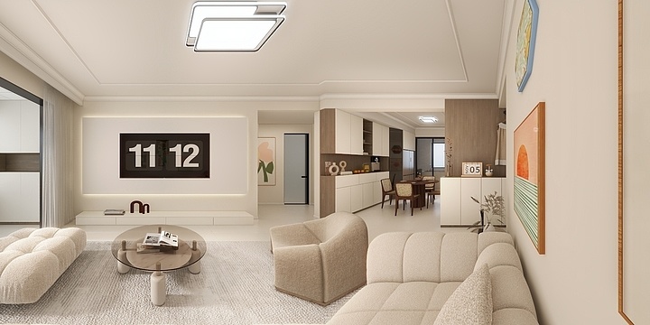 室内设计师-Dyson-壹号院23-1-1202-装修设计方案