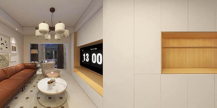 李佳凌-83㎡3室-装修设计方案