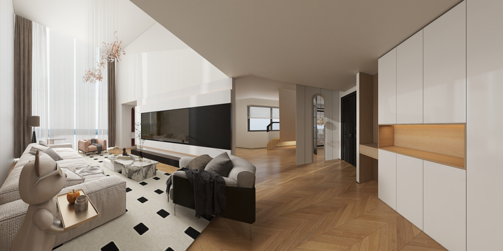 扎利爱圈钱-硬装资深等级考核户型-装修设计方案