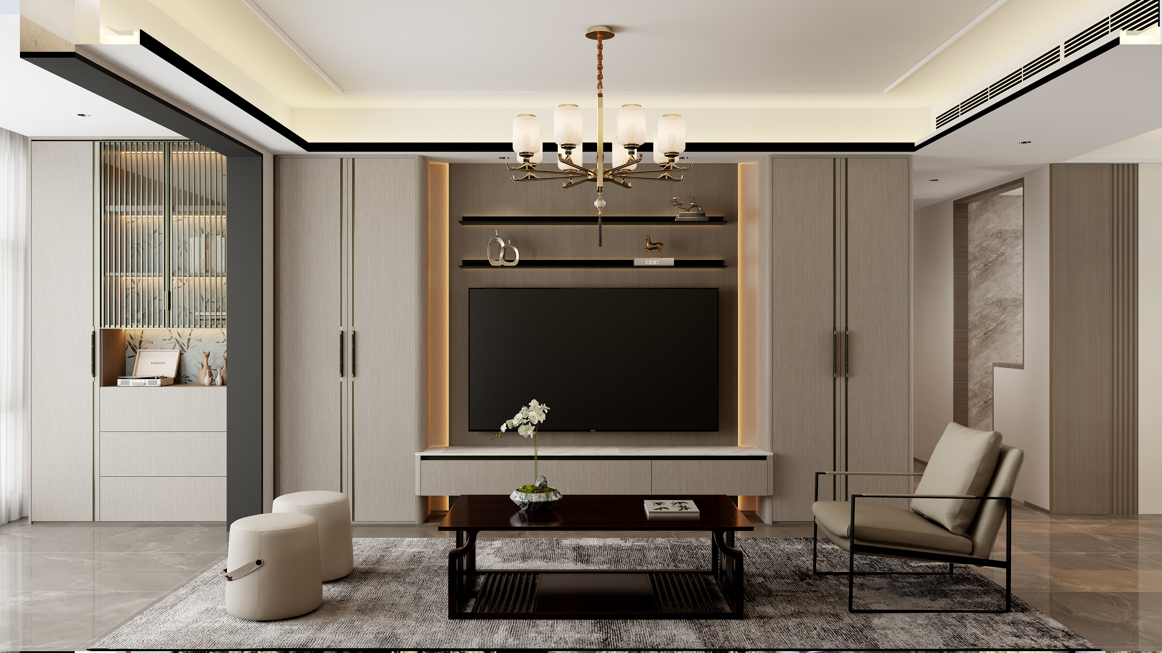 设计师-曾赛-湖南安乡紫金城2期-装修设计方案