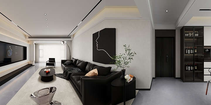 设计_效果图-中央翰府-罗文-装修设计方案