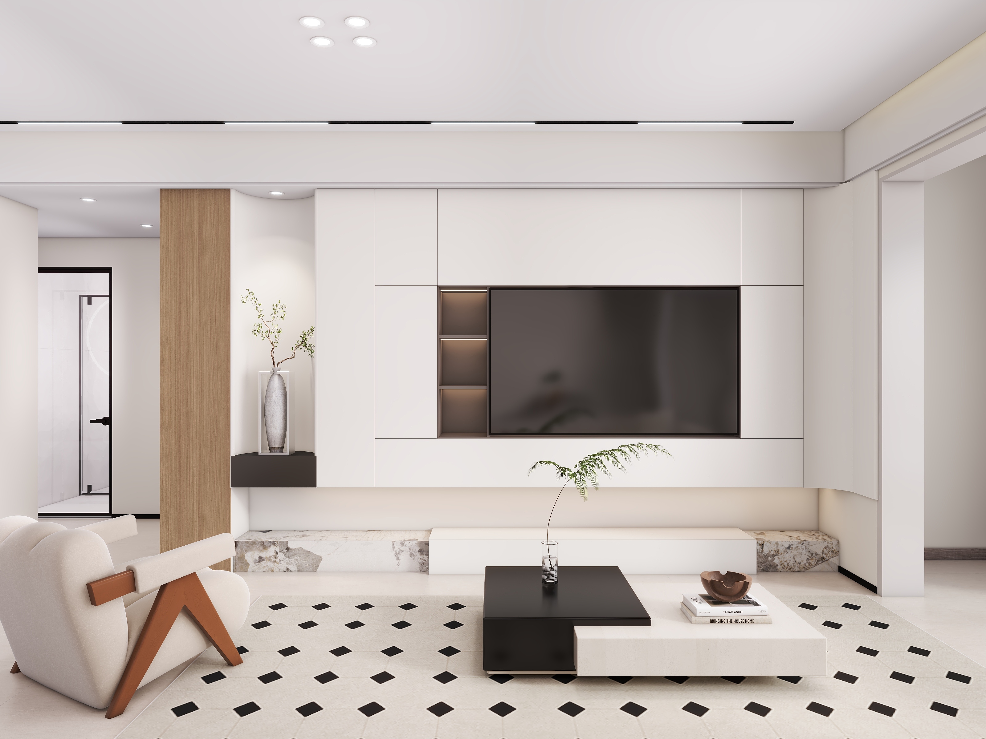 猫星星-《温馨原木》-红桥国际装修效果图