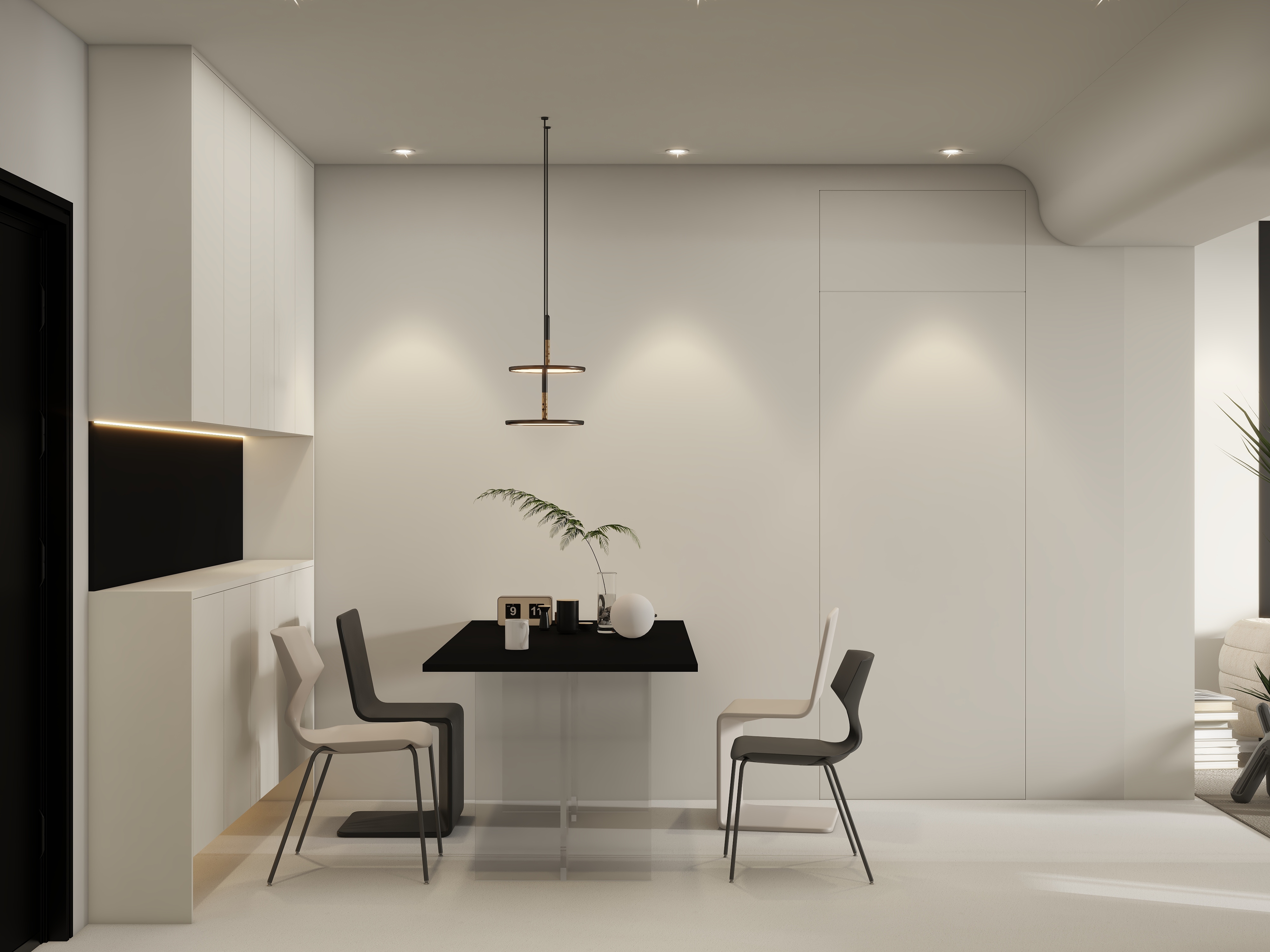 设计师珂源-汉口花园-东区侘寂90㎡2室装修效果图