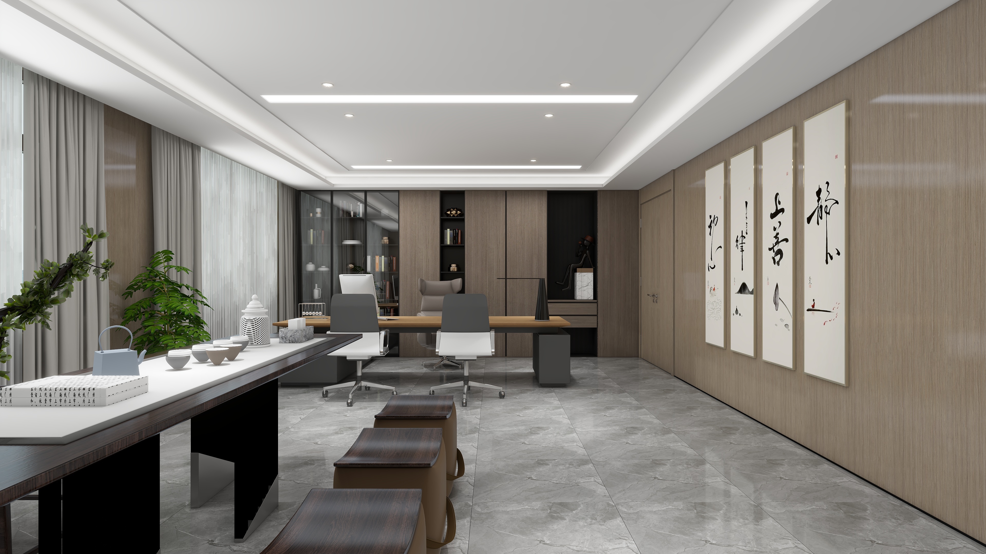 烫发的毛毛虫-办公室-装修设计方案