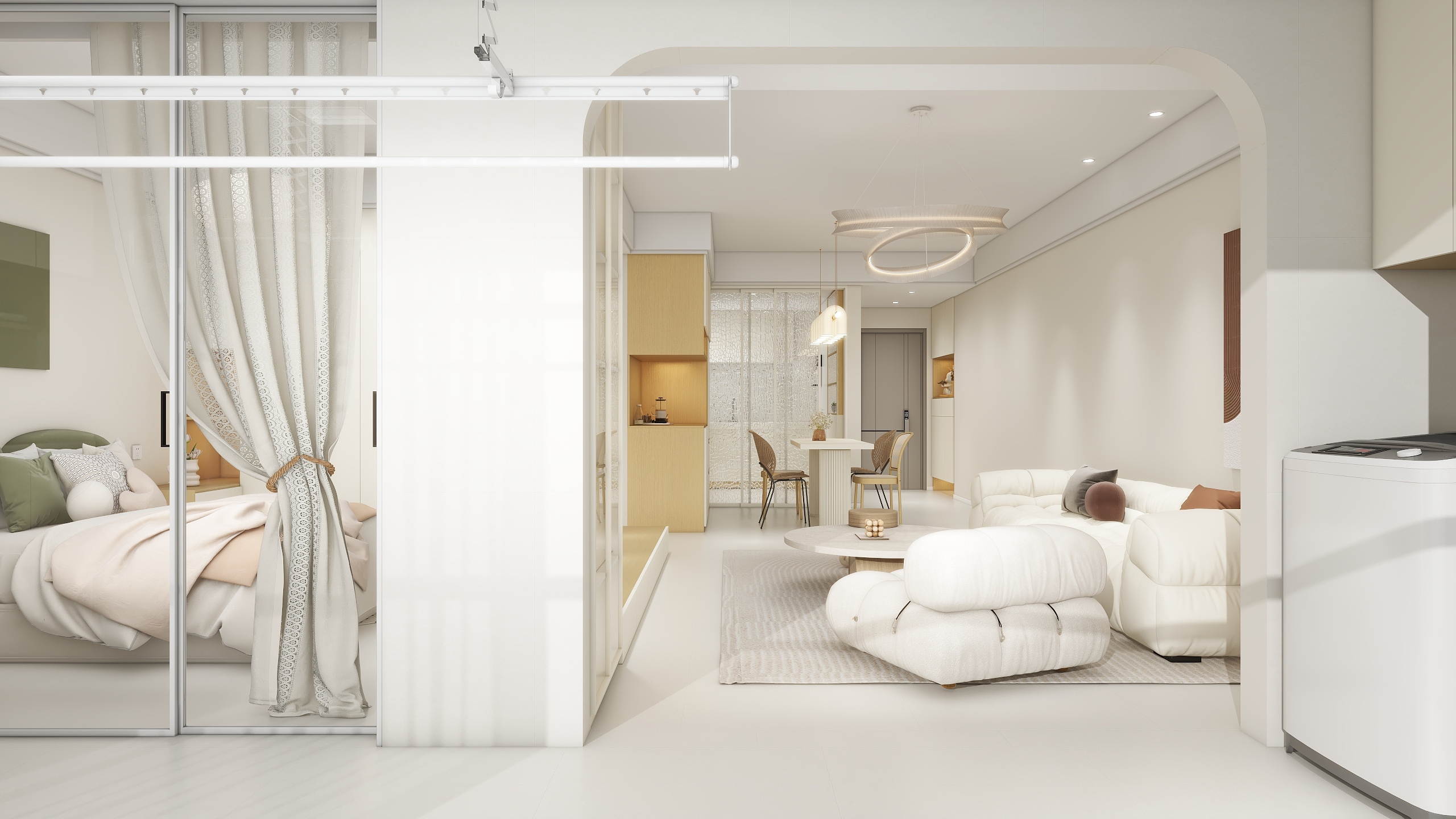 宿迁精品馆-想要高级感?原木奶油风让你的家瞬间升级装修效果图