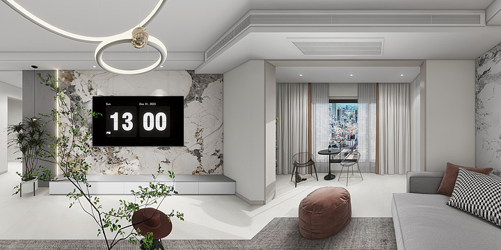 丹凤豪宏装饰-惠达丹悦府16#1901-装修设计方案