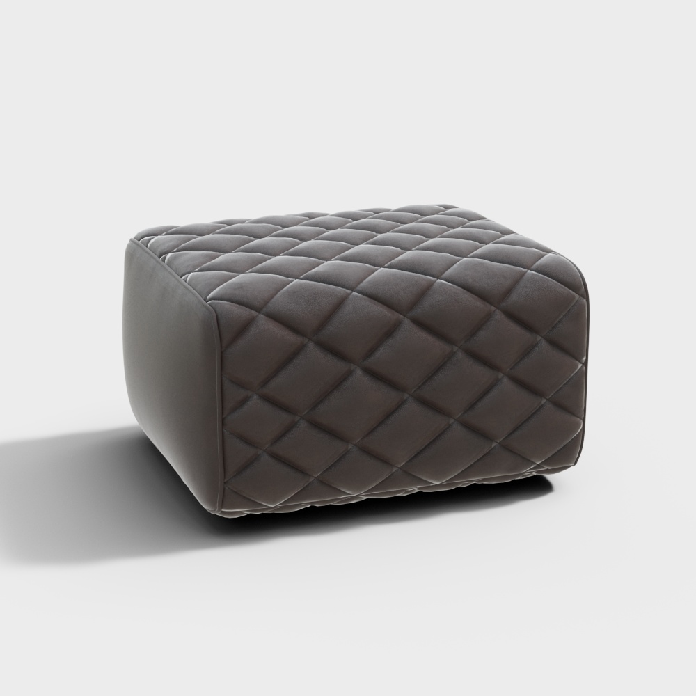 Modern living room sofa stool3D模型