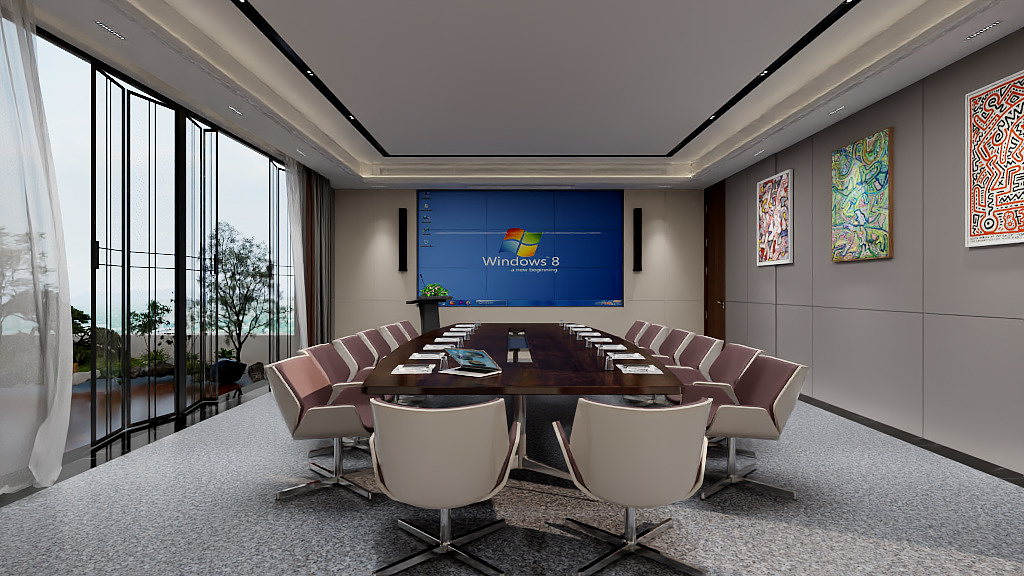 137****9558kXio-二楼会议室-装修设计方案