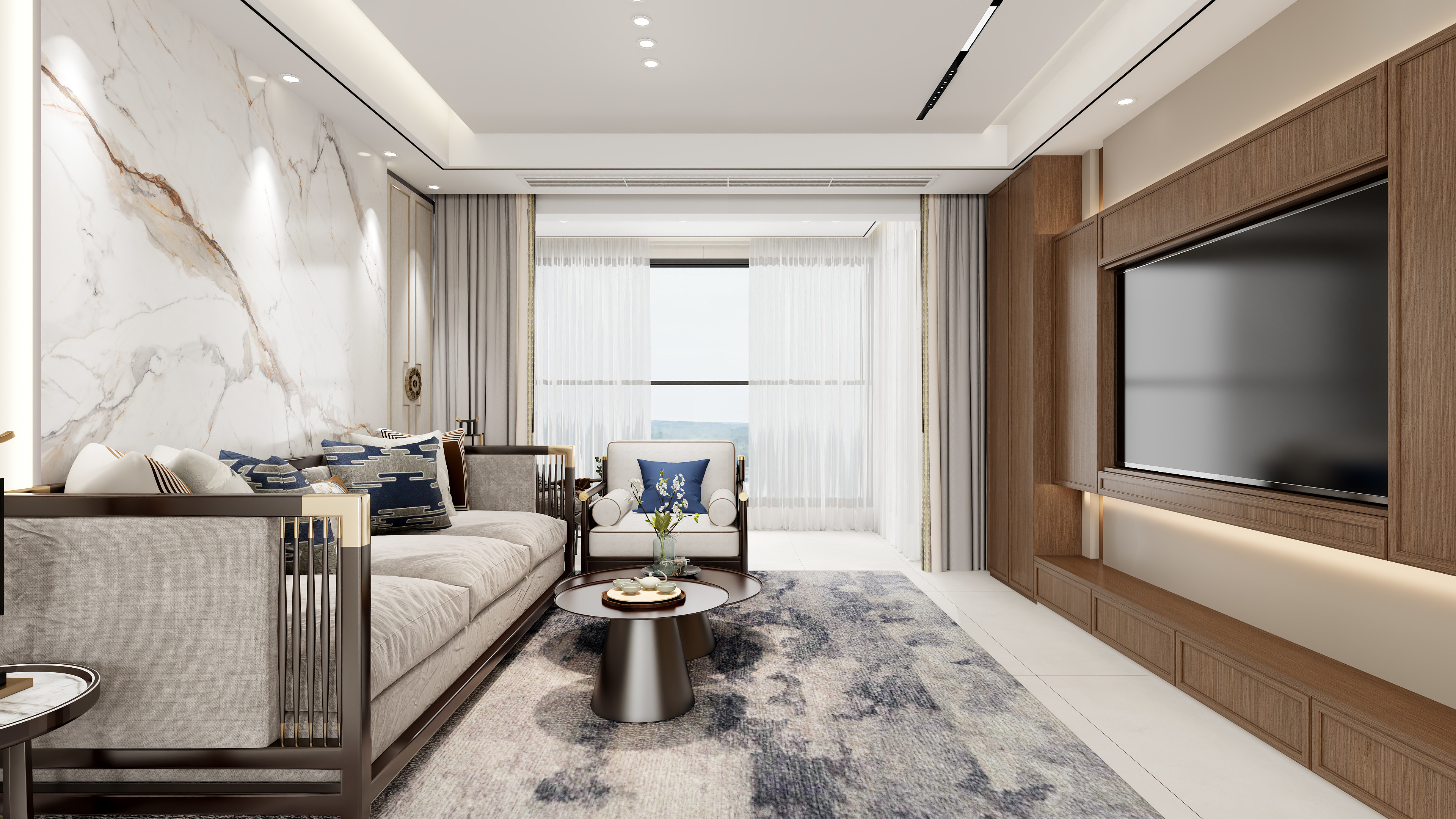 室内设计师啊豪-深圳京基-中式-装修设计方案