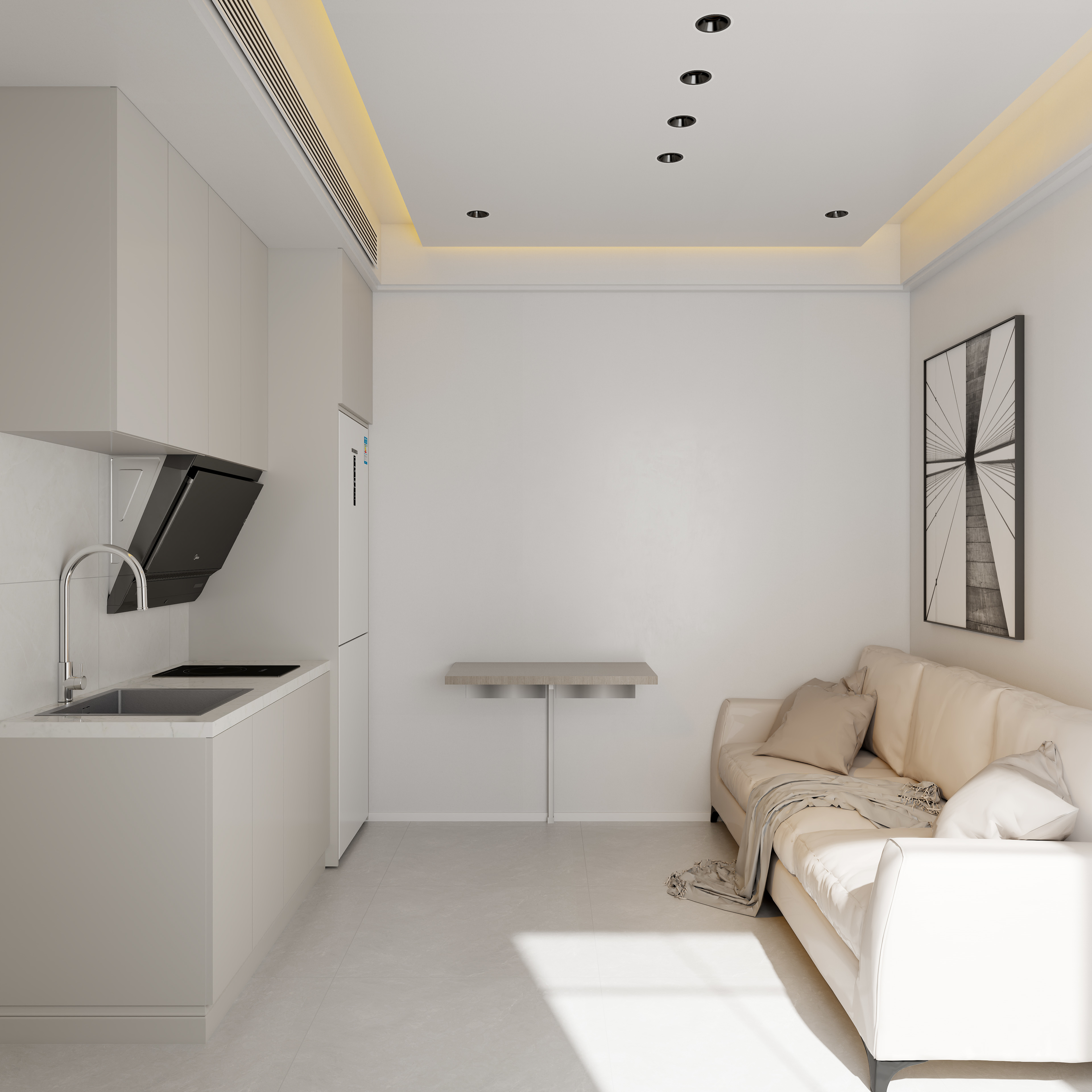 郑州赛都透明装修_张红运-30㎡简约风-旧仓库改卧室-装修设计方案