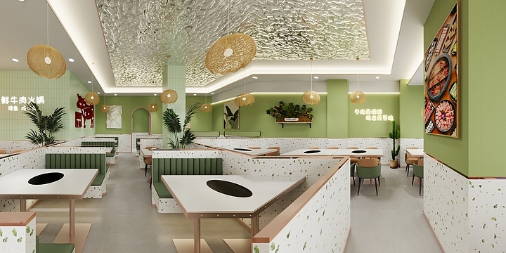 墨染图文-火锅店-装修设计方案