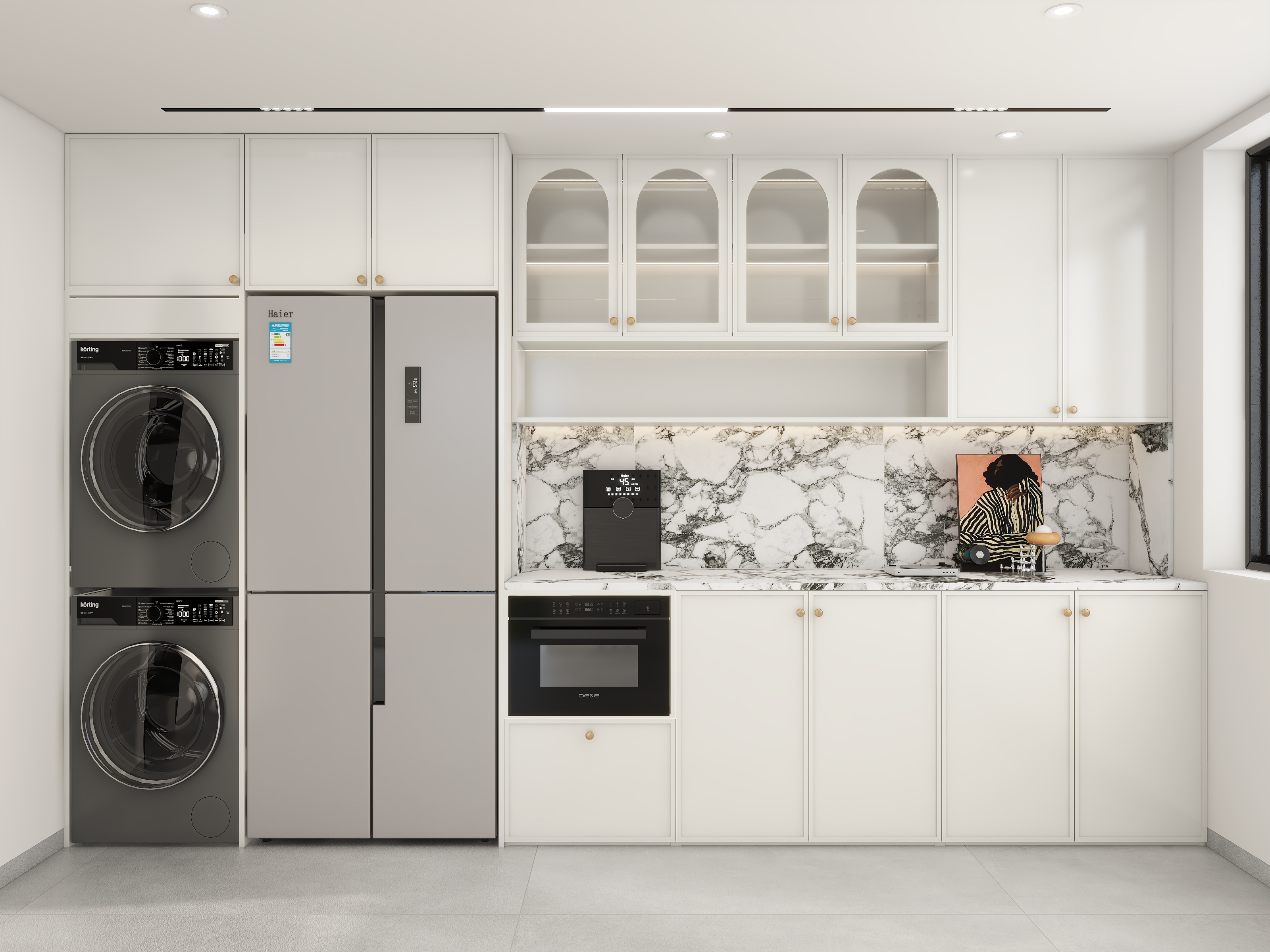 李青越-105法式两居室复式装修效果图