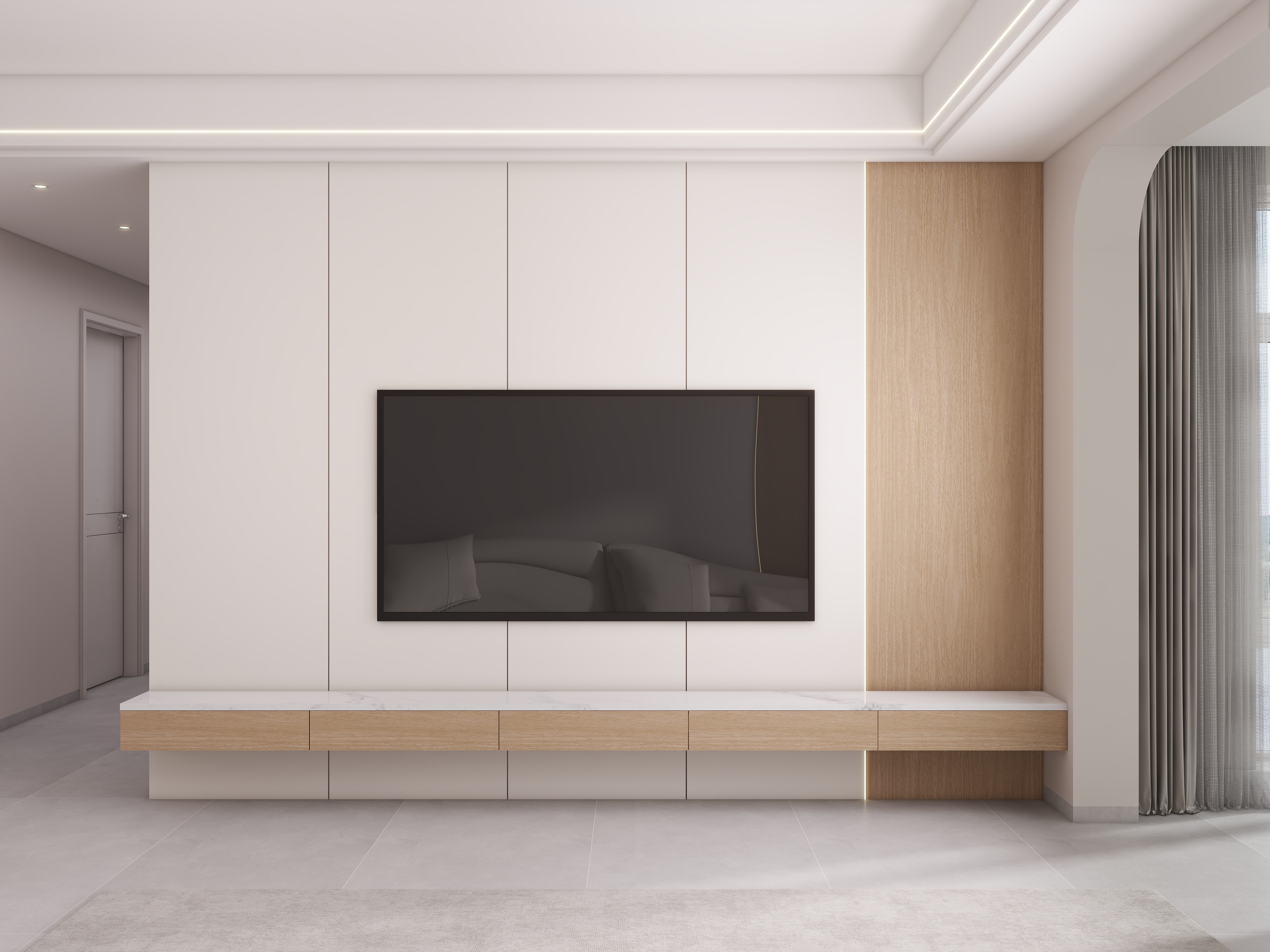 (QM丨DESIGN)-海德公园81㎡3室-装修设计方案