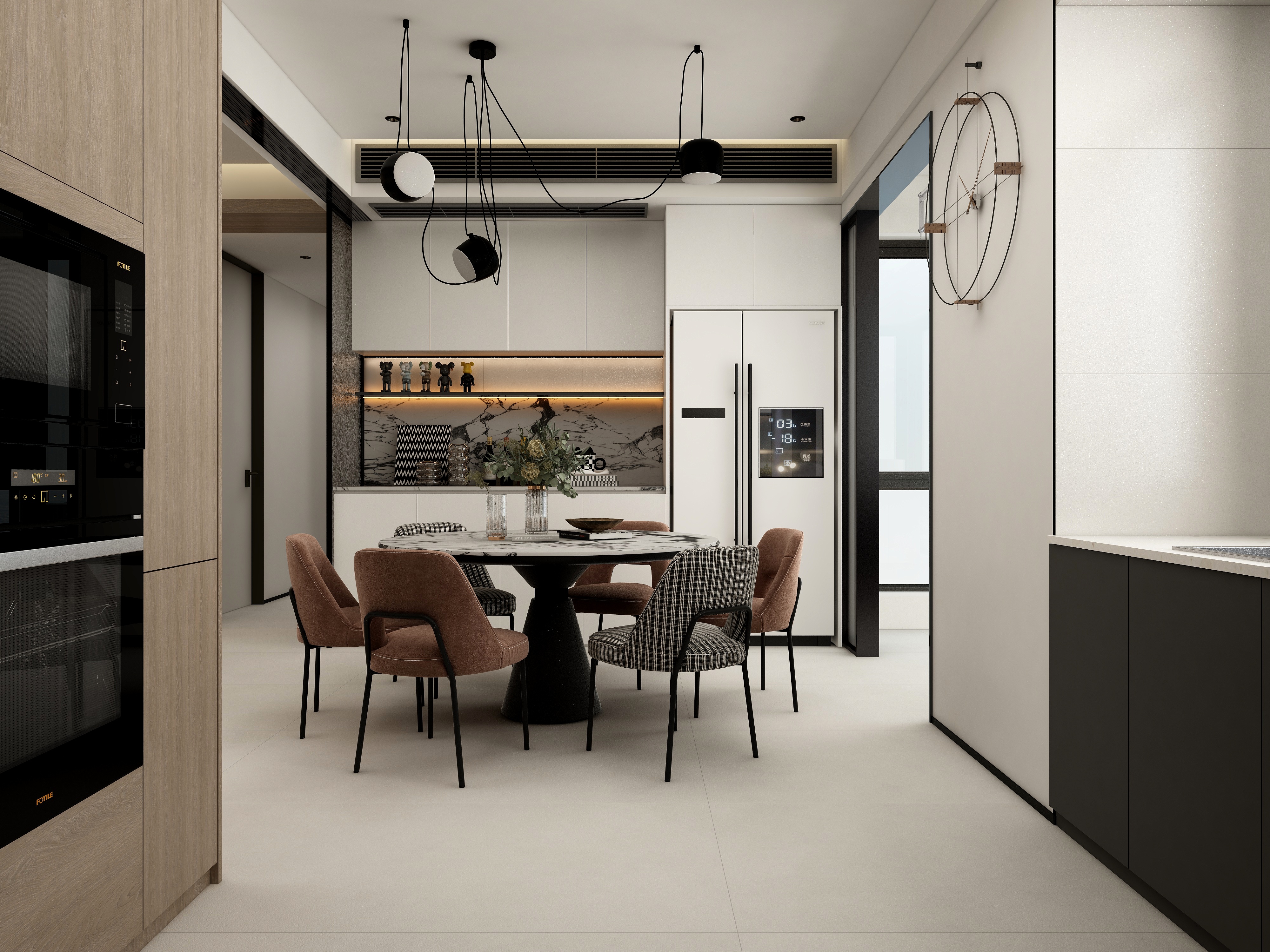 张煜强煜境设计-143平米现代四房装修效果图