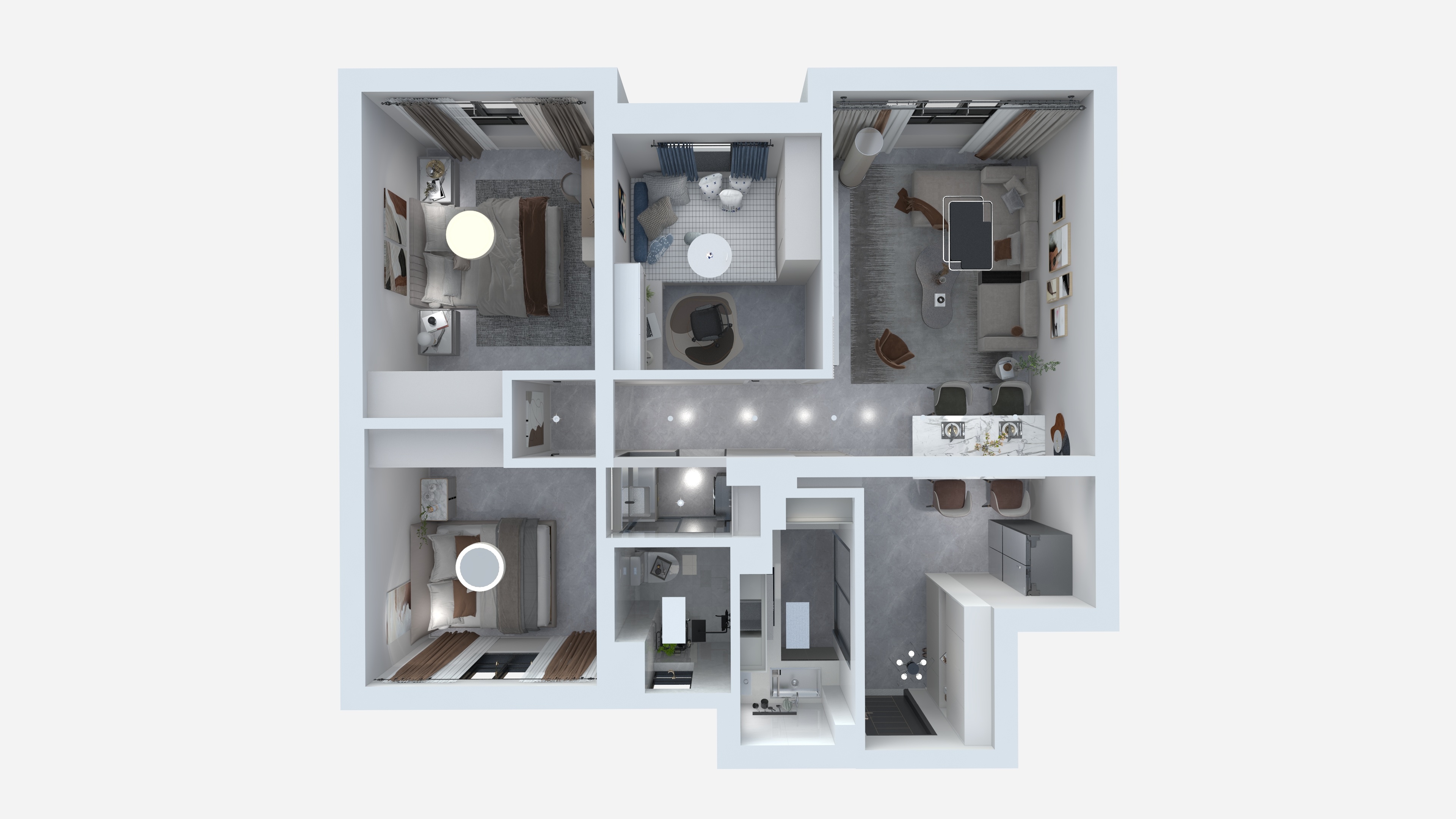 166****2525-绿地城-奶油风-吴小艳-装修设计方案