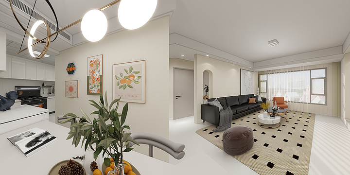 小蒋丨装饰设计-蔚来城白女士-装修设计方案