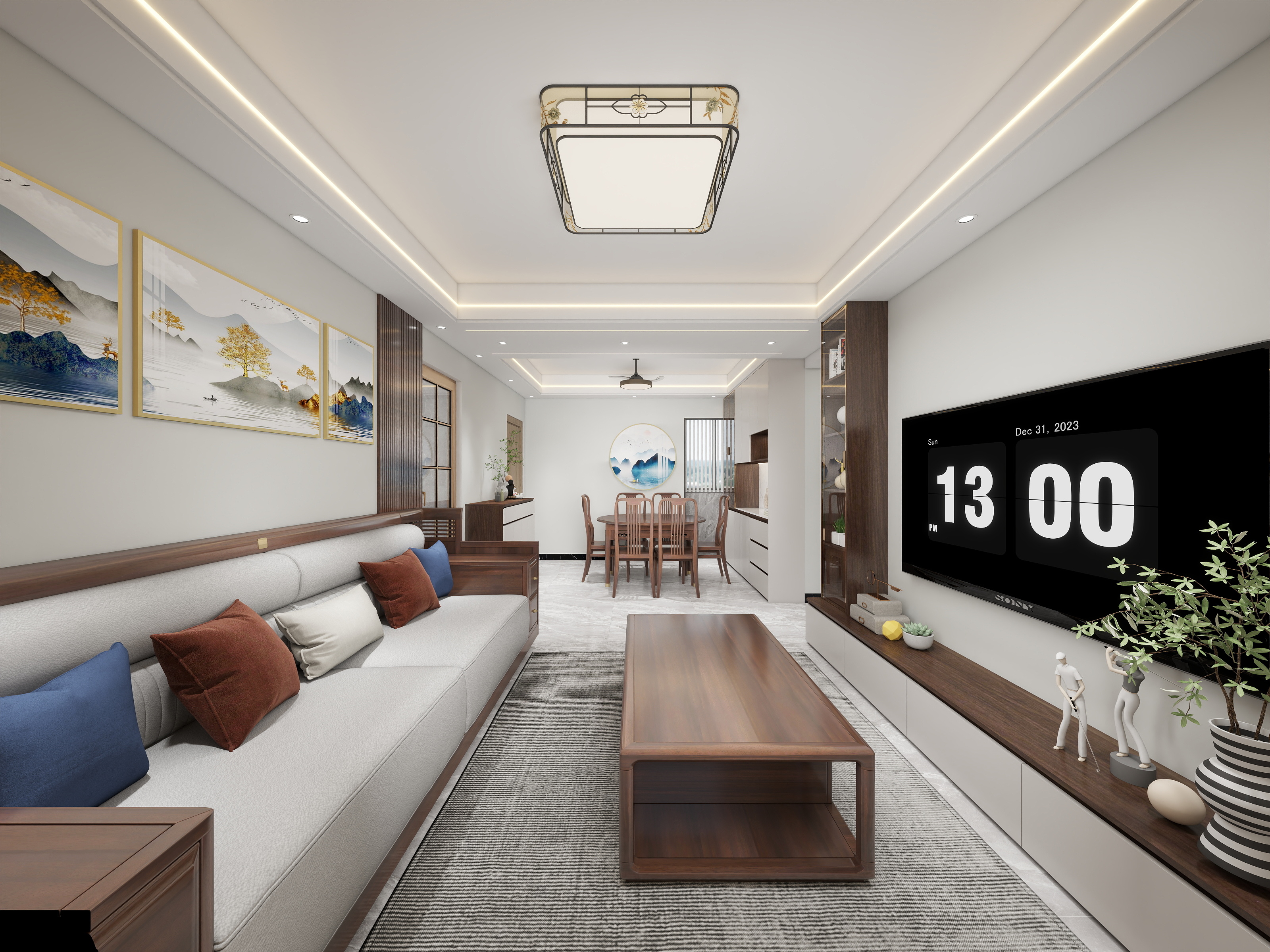 TKM设计-92㎡3室-装修设计方案