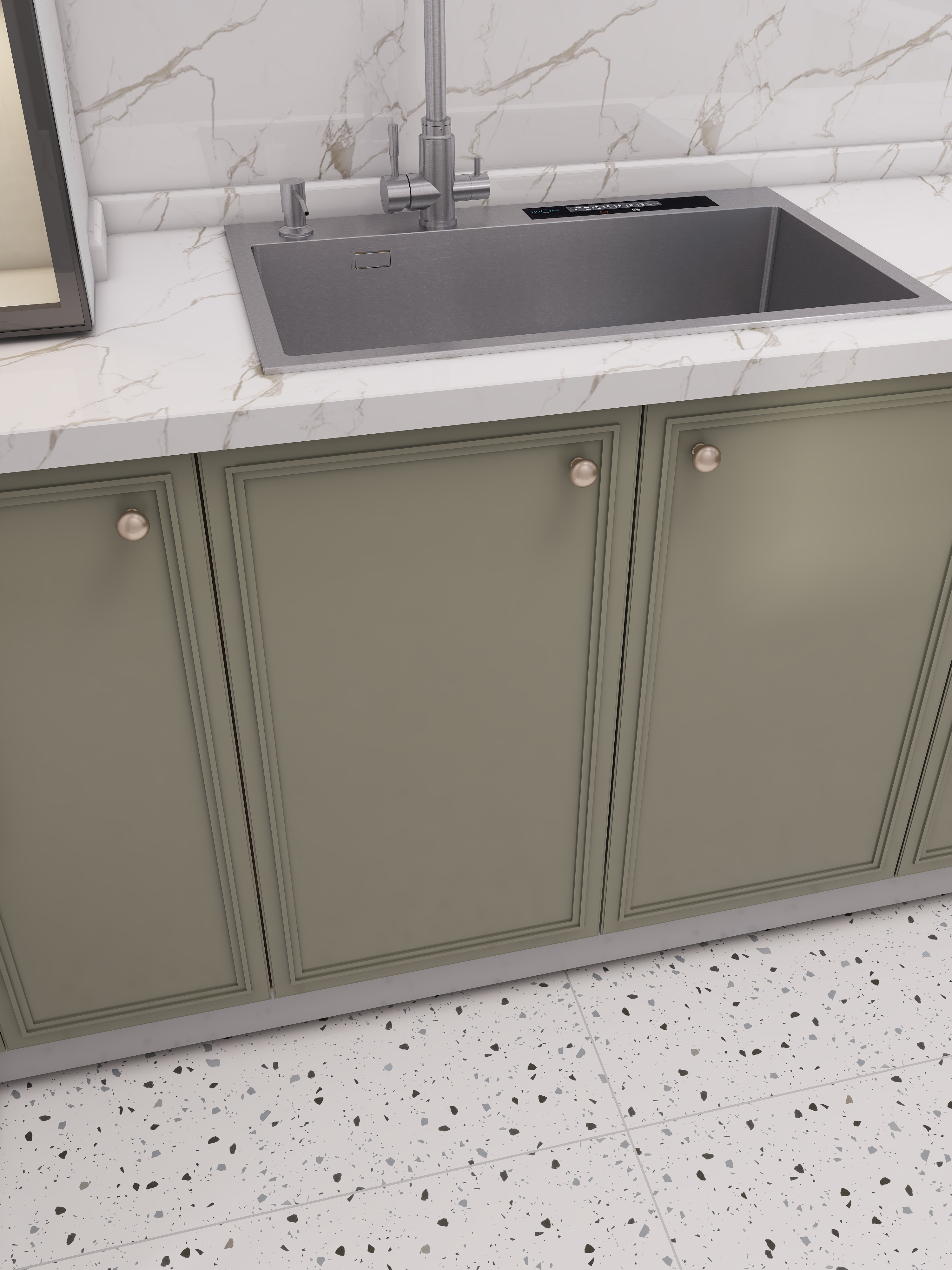 此效果图简单参考-天安大厦-A座89㎡3室装修效果图