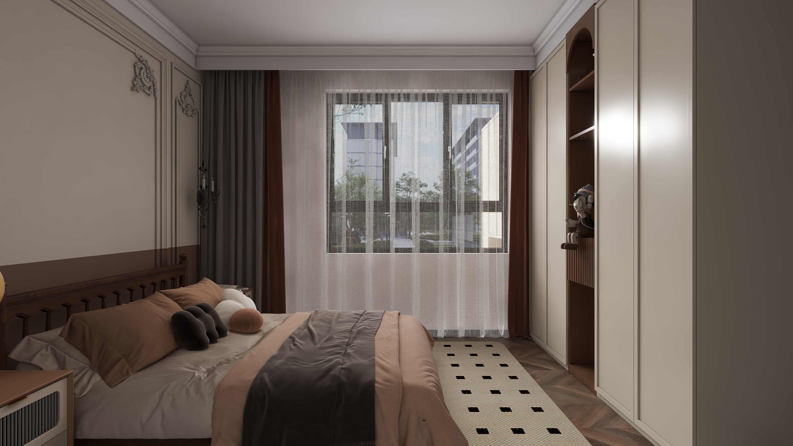 柒贰玖玖-哈景御城166平米三室装修效果图