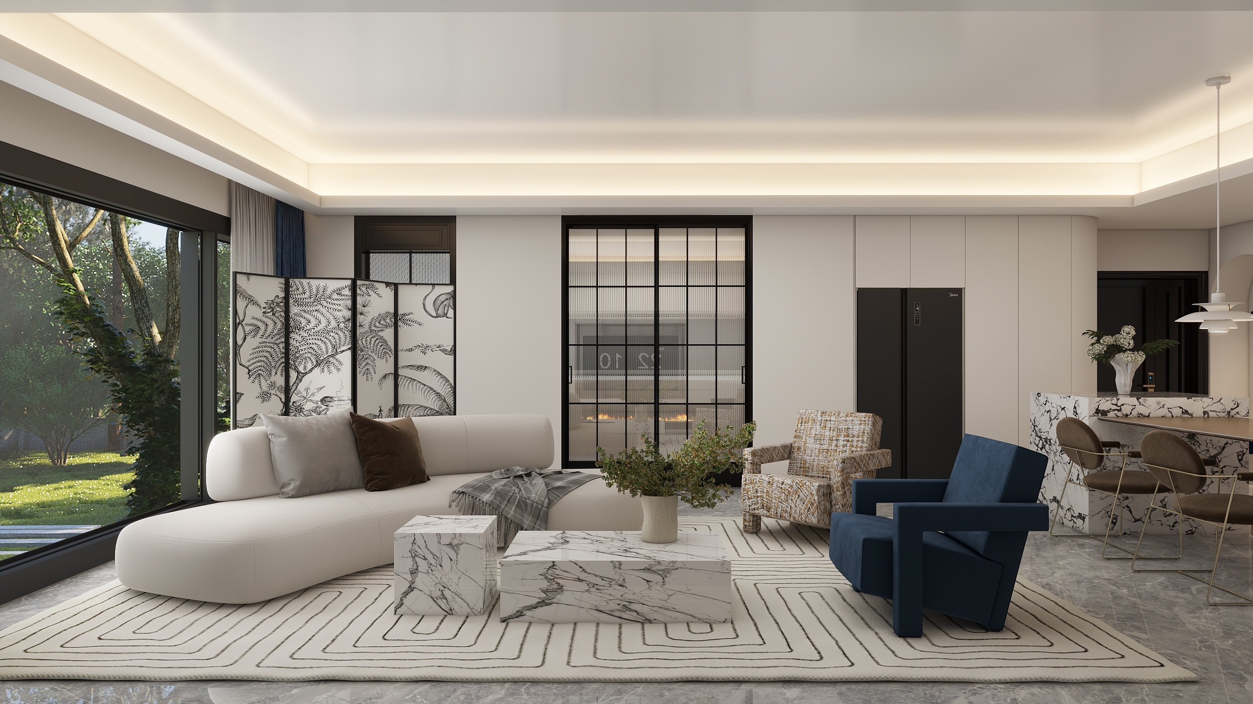 Ryan-Yan-成都建发天府养云现代简约135㎡3室-装修设计方案