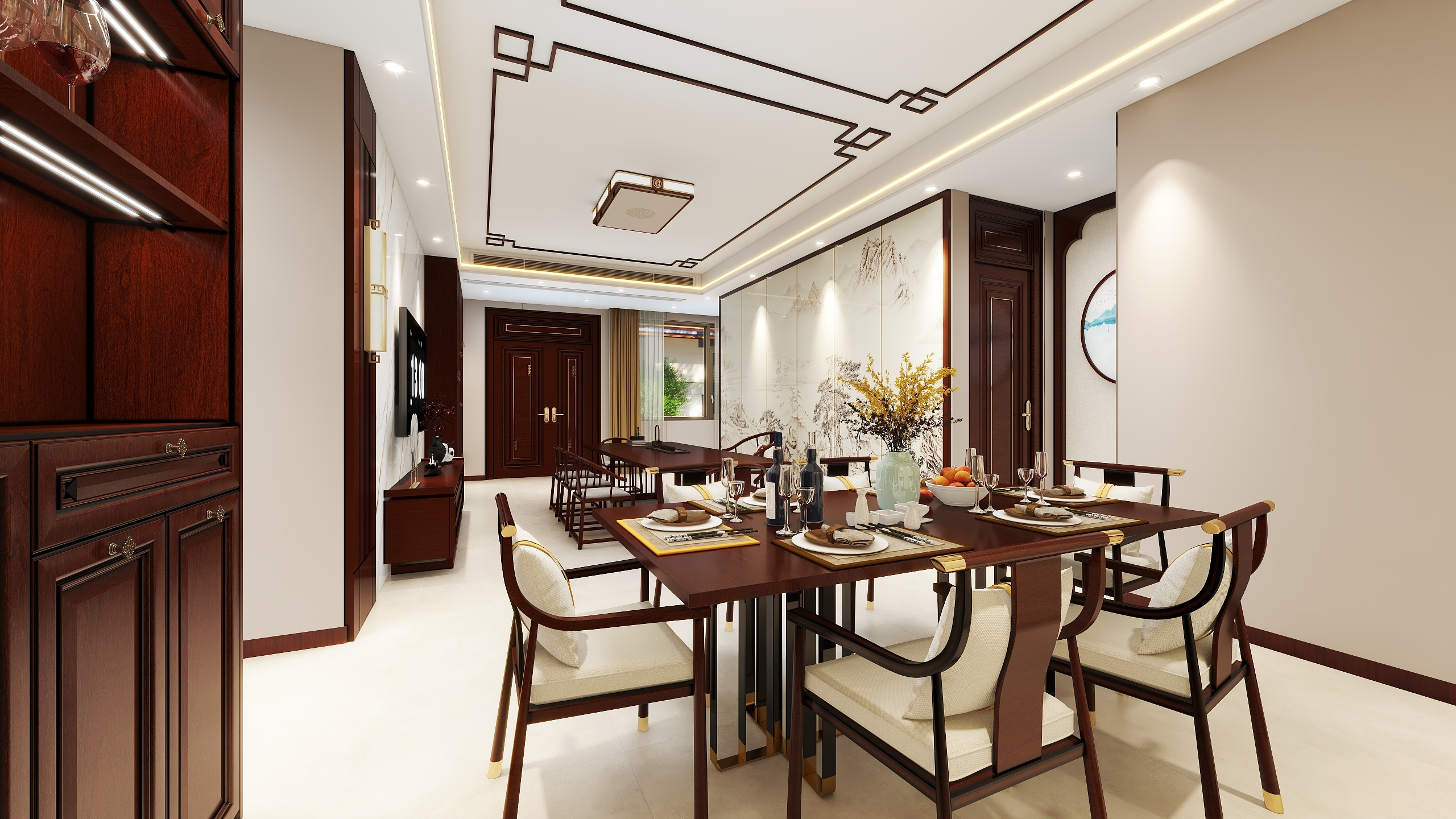 设计田工-122㎡2室装修效果图