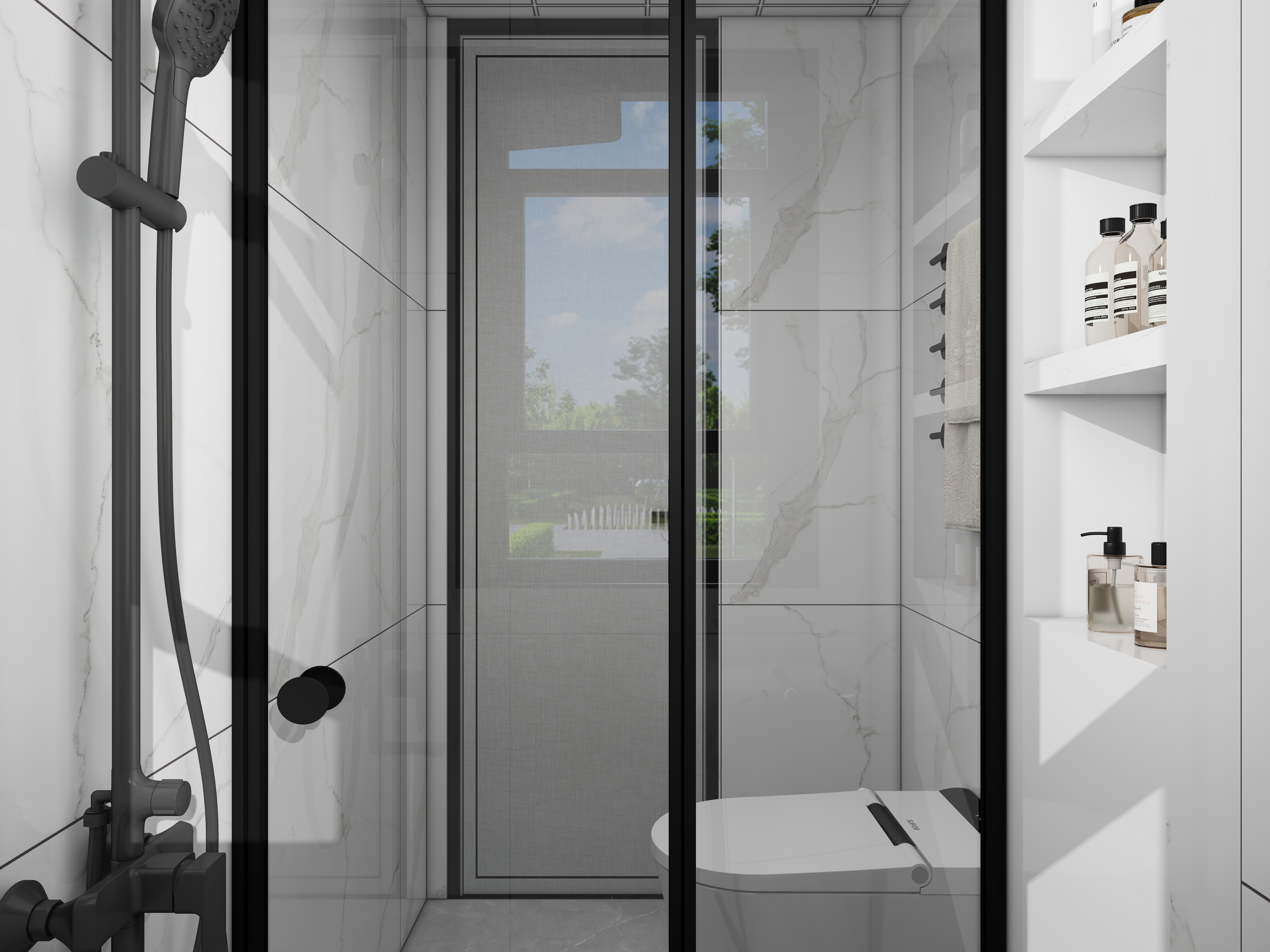 李林-新中式90㎡4室装修效果图