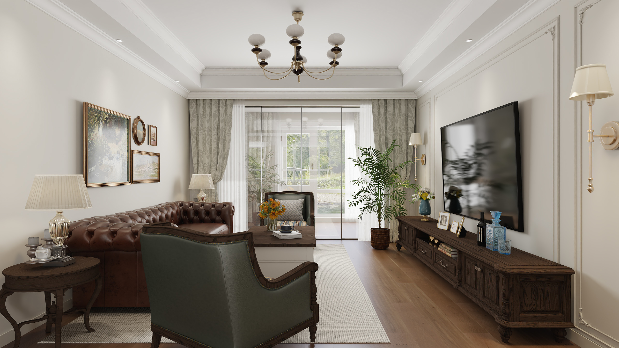 I全景效果-东海假日花园洋房-装修设计方案