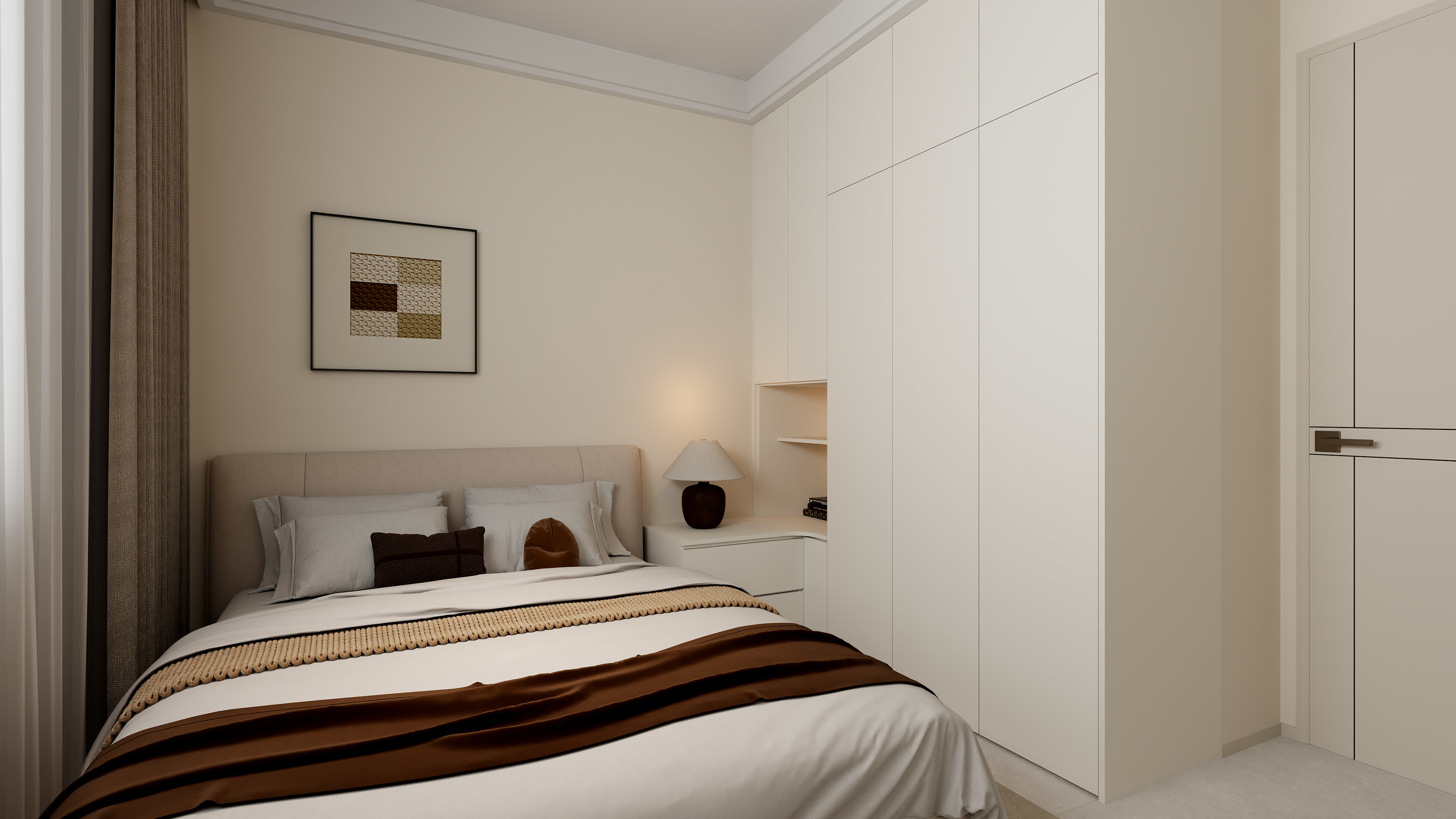 宿迁精品馆-一定要试一下这种新潮的奶油风设计！装修效果图