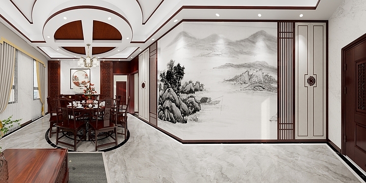 王玲-三汊别墅-装修设计方案