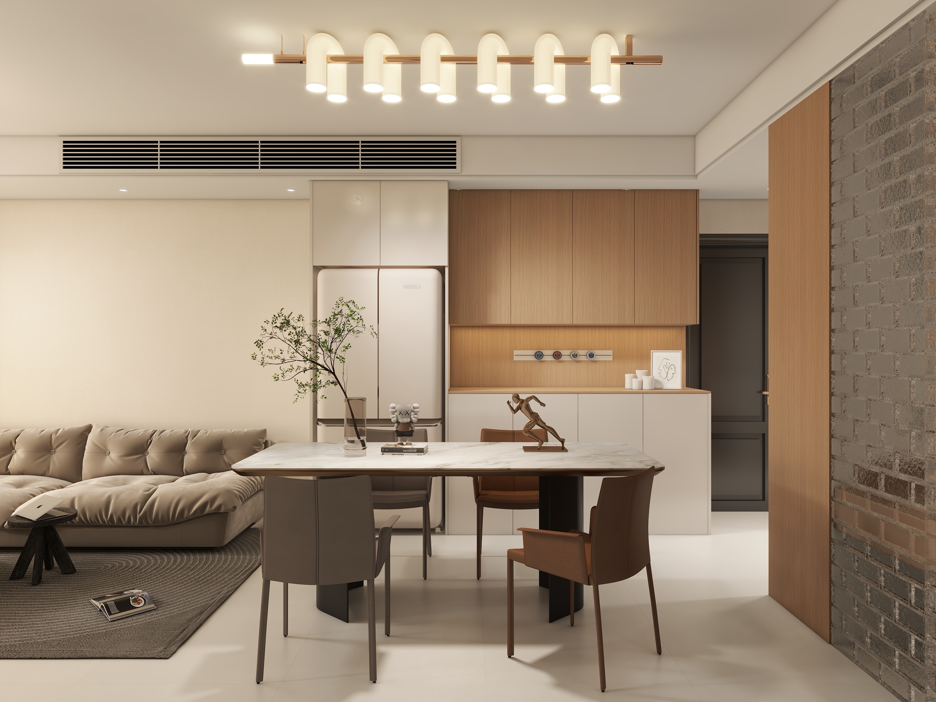 汪主任-96㎡4室-装修设计方案